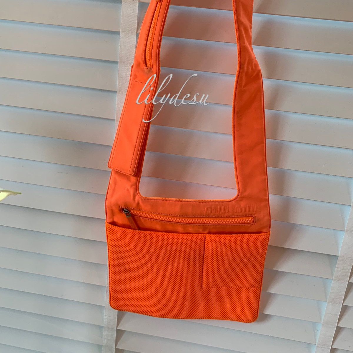 Miu Miu Miu miu 1999 orange sling bag | Grailed