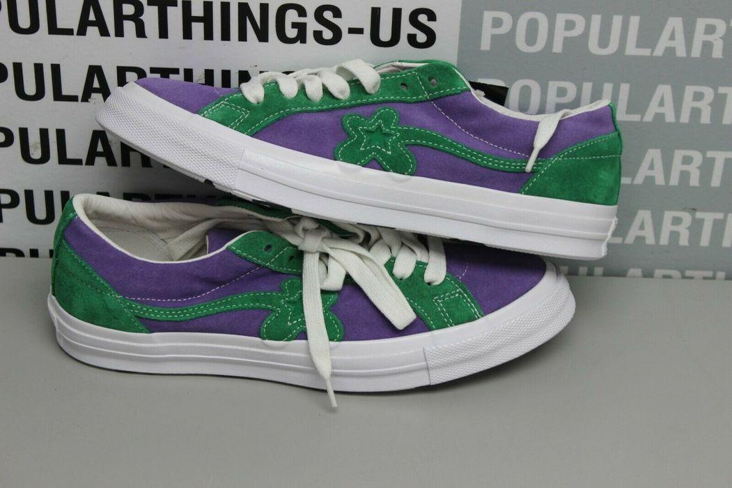 Converse Golf Le Fleur OX Tyler The Creator Purple Green 162128C