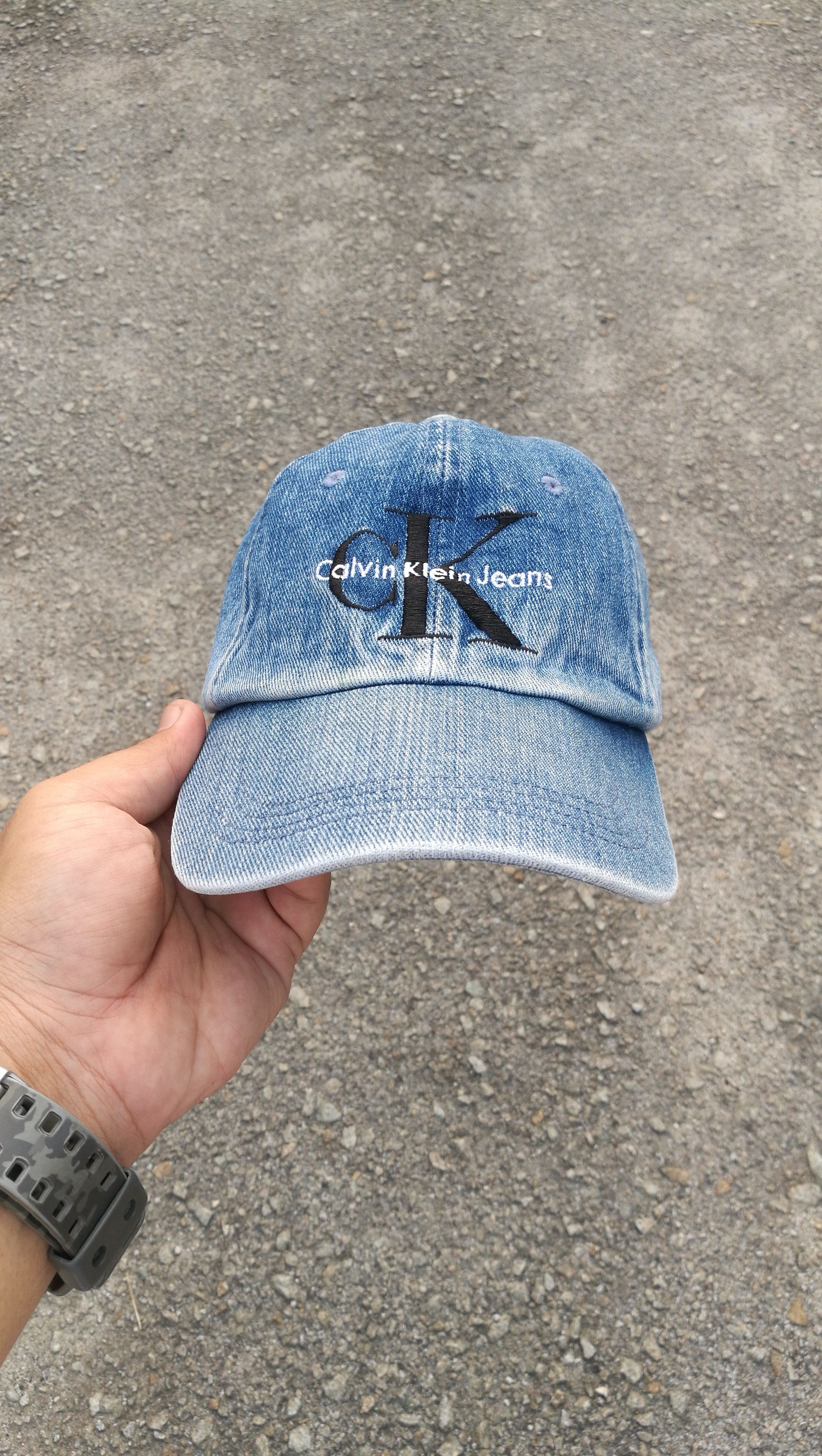 Calvin Klein Hat Calvin Klein Adjustable Denim Hat Grailed