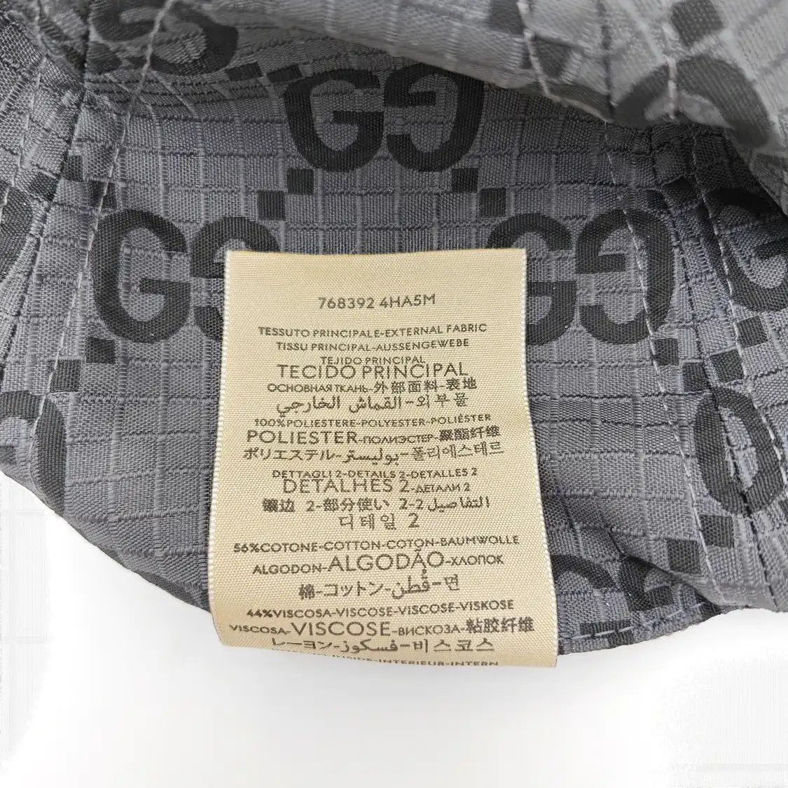 Gucci GUCCI baseball cap grey polyester GG hat Size ONE SIZE - 4 Thumbnail