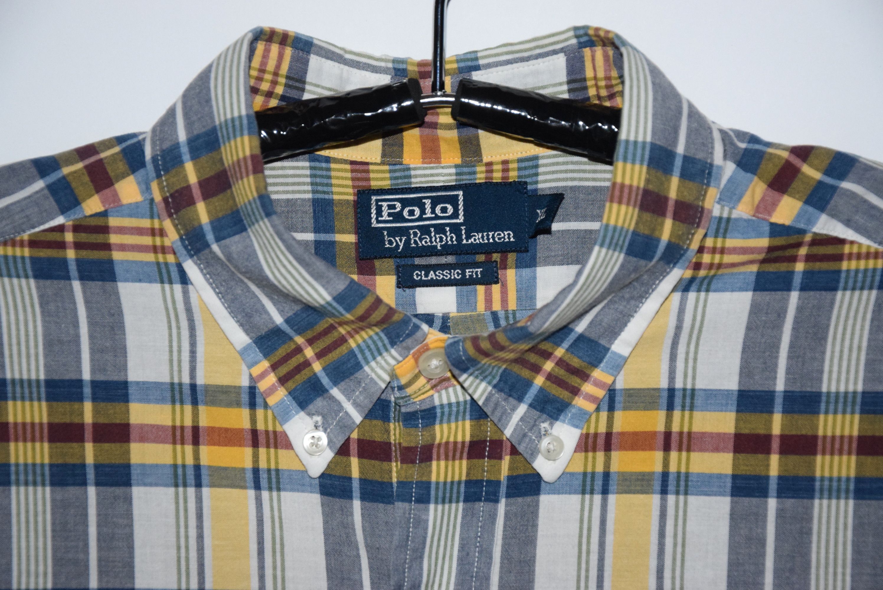 Polo Ralph Lauren × Vintage VINTAGE POLO RALPH LAUREN CHECK SHIRT Sz XL CLASSIC FIT MINT Size US XL / EU 56 / 4 - 5 Thumbnail