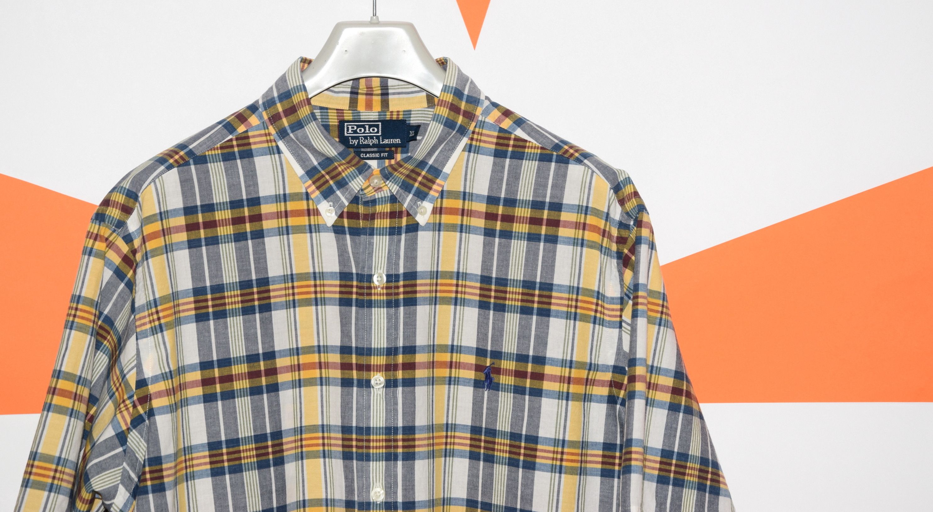 Polo Ralph Lauren × Vintage VINTAGE POLO RALPH LAUREN CHECK SHIRT Sz XL CLASSIC FIT MINT Size US XL / EU 56 / 4 - 1 Thumbnail
