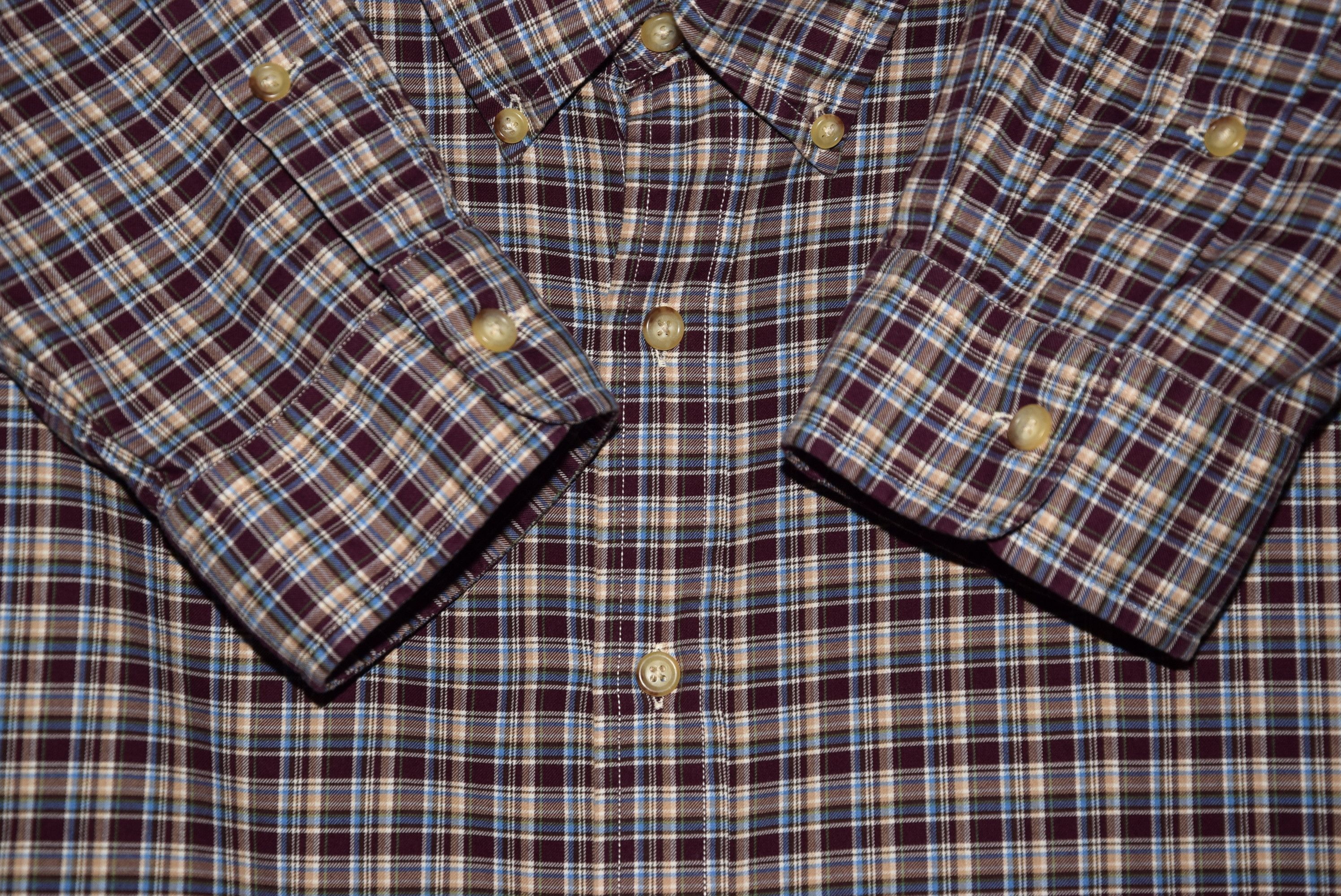 Polo Ralph Lauren × Ralph Lauren POLO RALPH LAUREN LONG SLEEVE CHECK SHIRT XXL P2P 27.5" MINT Size US XXL / EU 58 / 5 - 13 Thumbnail
