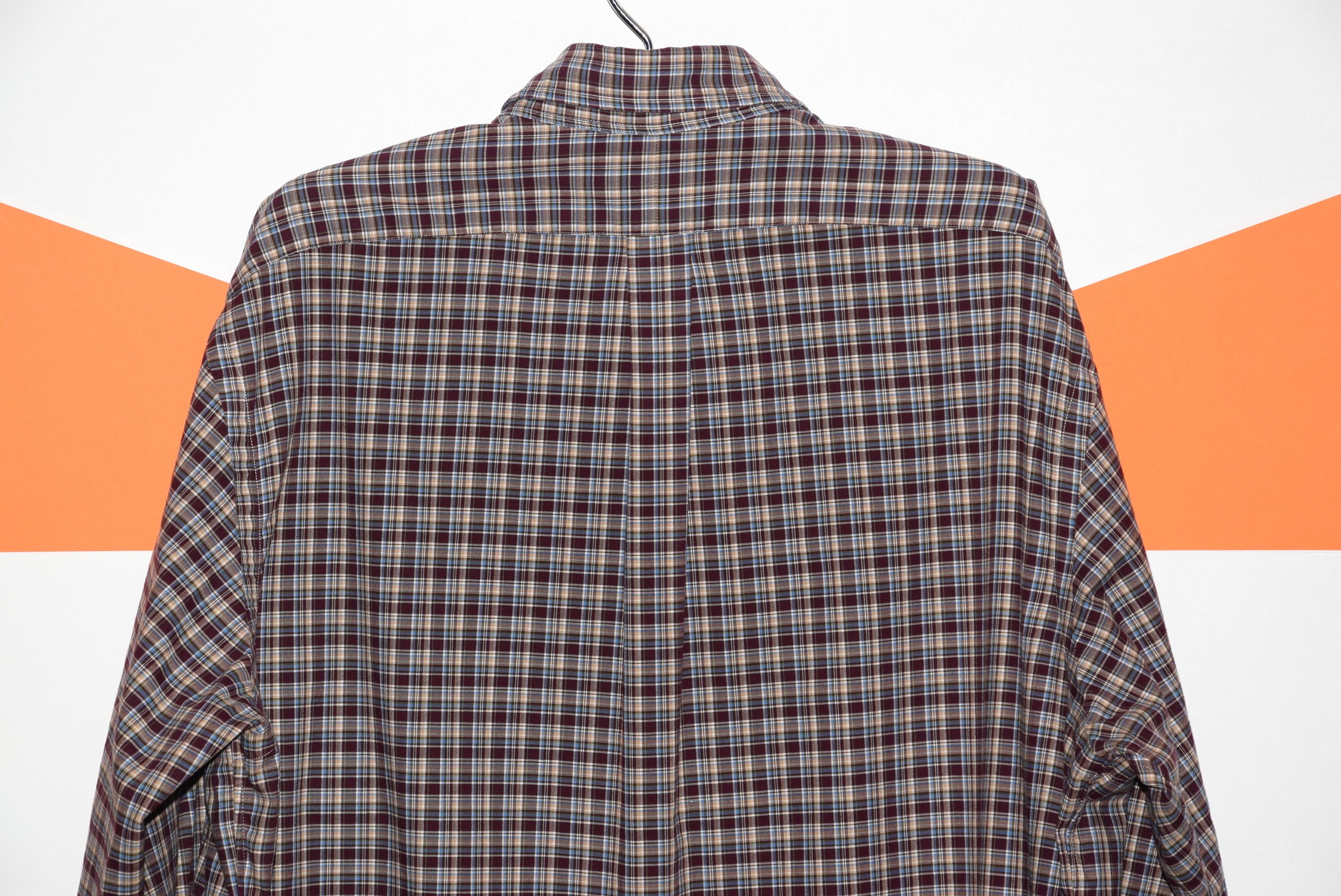 Polo Ralph Lauren × Ralph Lauren POLO RALPH LAUREN LONG SLEEVE CHECK SHIRT XXL P2P 27.5" MINT Size US XXL / EU 58 / 5 - 10 Thumbnail