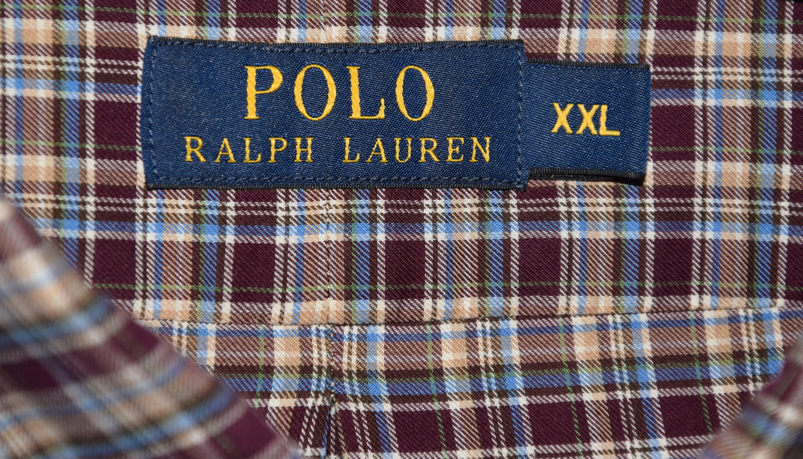 Polo Ralph Lauren × Ralph Lauren POLO RALPH LAUREN LONG SLEEVE CHECK SHIRT XXL P2P 27.5" MINT Size US XXL / EU 58 / 5 - 8 Thumbnail