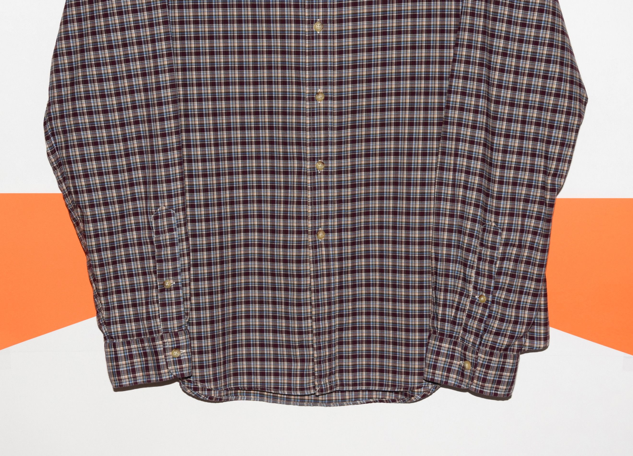 Polo Ralph Lauren × Ralph Lauren POLO RALPH LAUREN LONG SLEEVE CHECK SHIRT XXL P2P 27.5" MINT Size US XXL / EU 58 / 5 - 4 Thumbnail