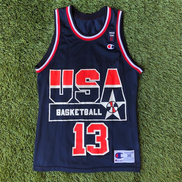 Shaquille O'Neal Team USA Jersey sz 36/S – First Team Vintage