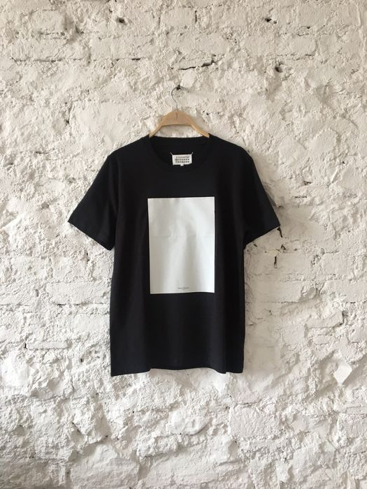 Maison margiela discount blank canvas tee