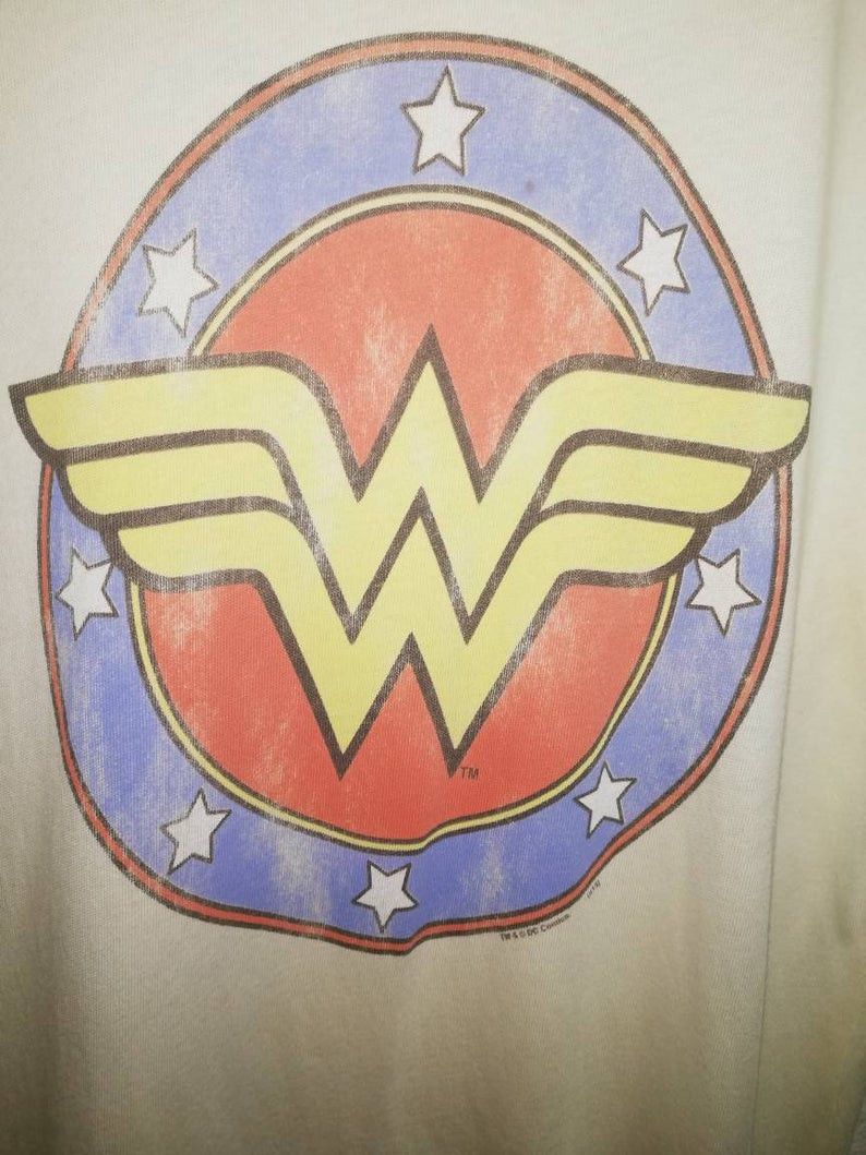 Cartoon Network × DC Comics Vintage Wonder Women By TM & © DC Comics Big Logo(c12) Size US M / EU 48-50 / 2 - 2 Thumbnail