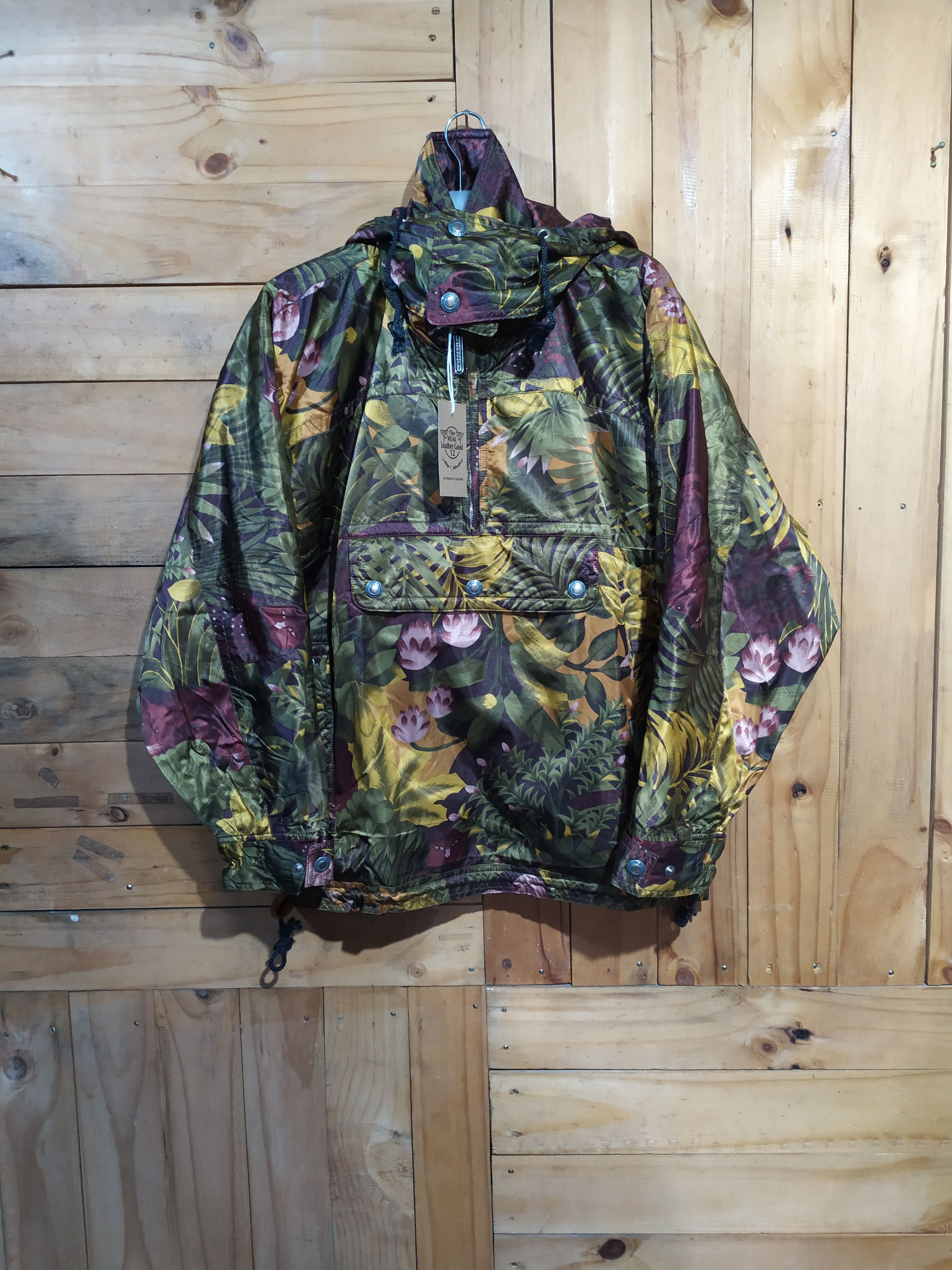 Hiroko Koshino Homme × Japanese Brand × Other HIROKO KOSHINO DESIGNER FLORAL FUR HOODED JACKET Size US M / EU 48-50 / 2 - 1 Thumbnail