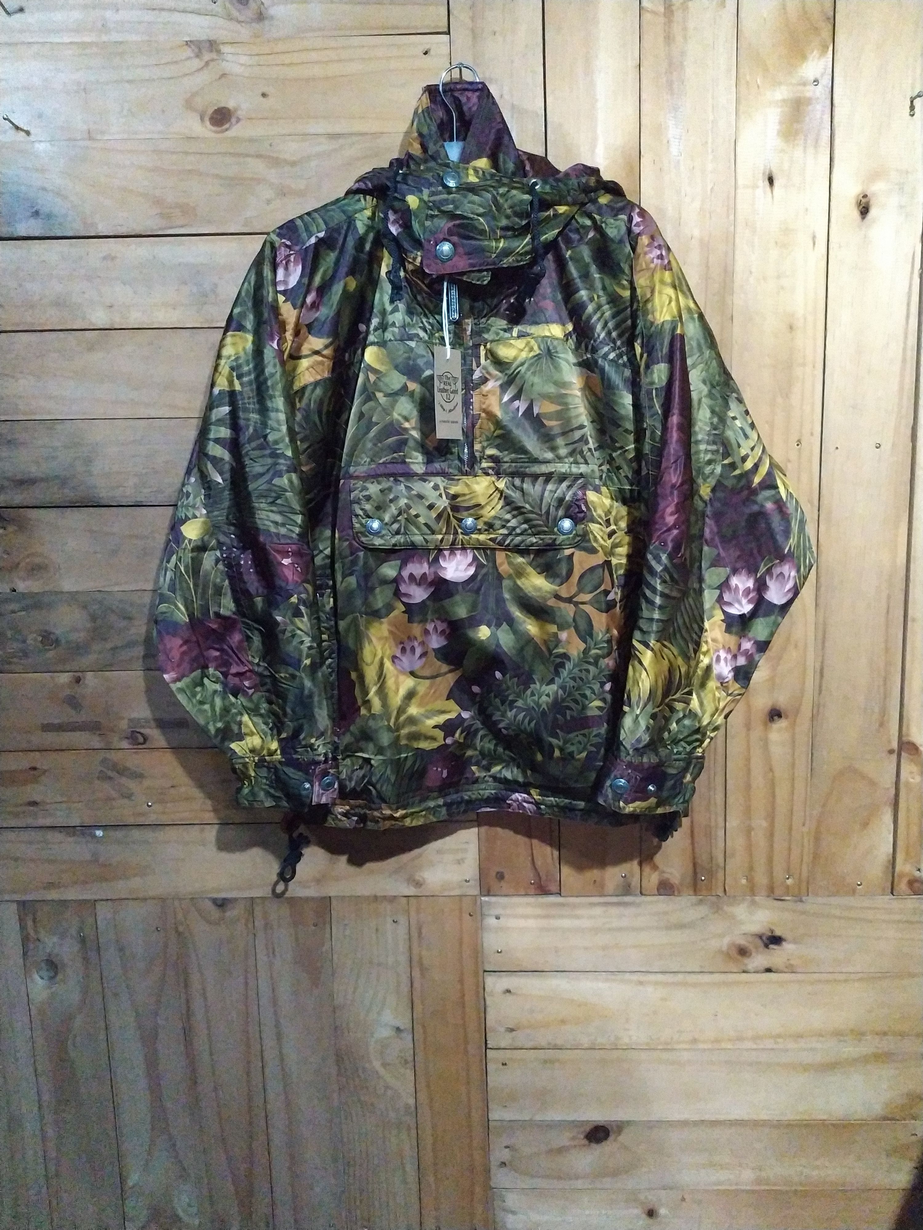 Hiroko Koshino Homme × Japanese Brand × Other HIROKO KOSHINO DESIGNER FLORAL FUR HOODED JACKET Size US M / EU 48-50 / 2 - 6 Thumbnail
