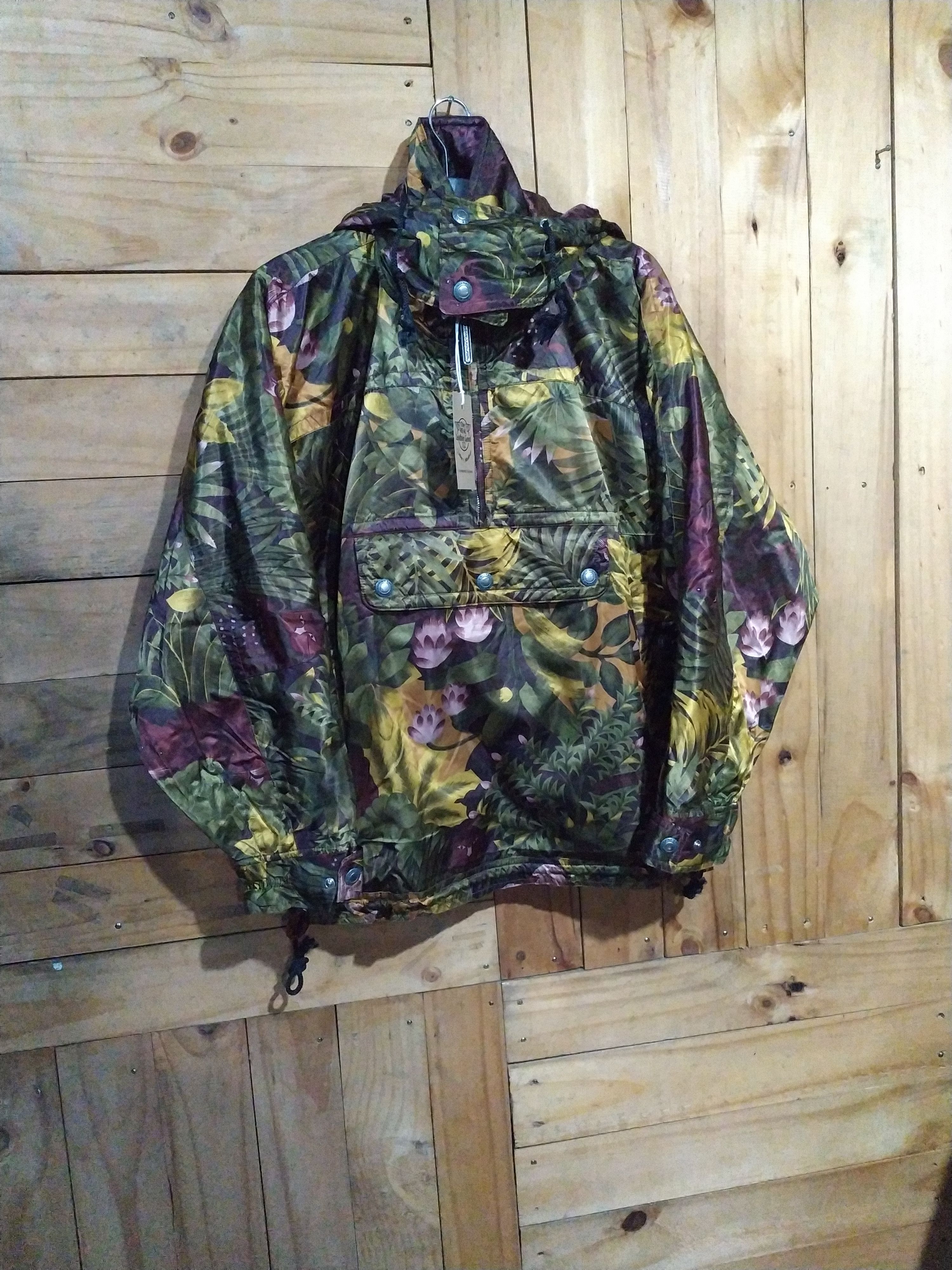 Hiroko Koshino Homme × Japanese Brand × Other HIROKO KOSHINO DESIGNER FLORAL FUR HOODED JACKET Size US M / EU 48-50 / 2 - 8 Thumbnail