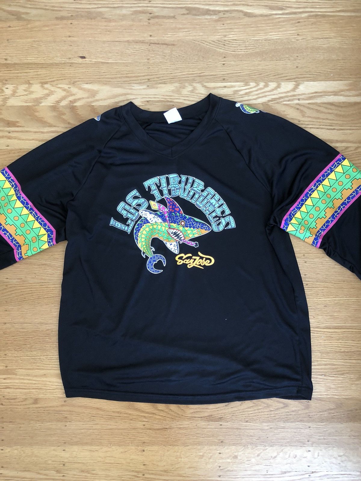 San Jose Sharks Dia de Los muertos Los Tiburones Jersey nhl