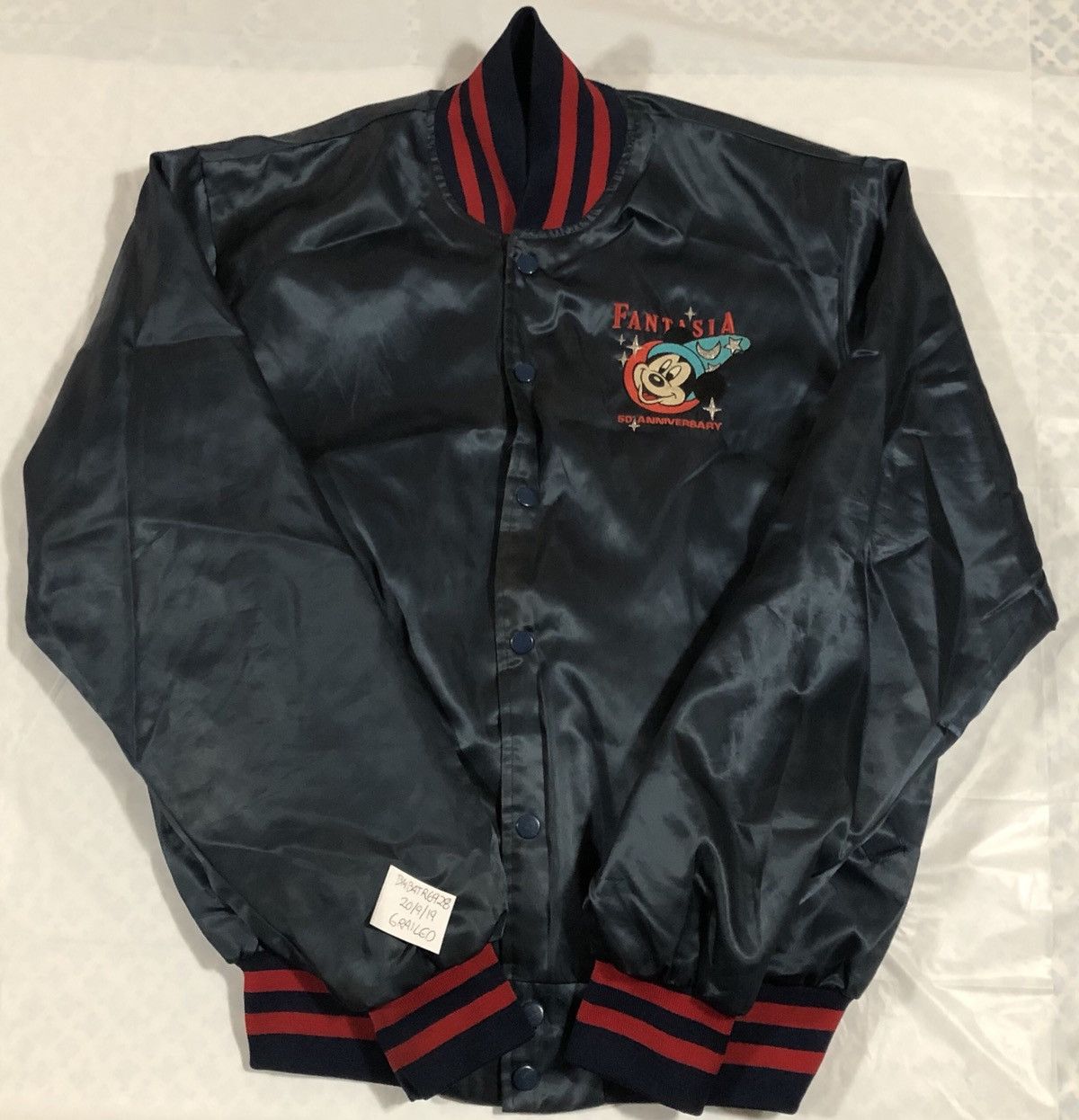 Rare vintage Disney store Fantasia high quality anniversary satin jacket