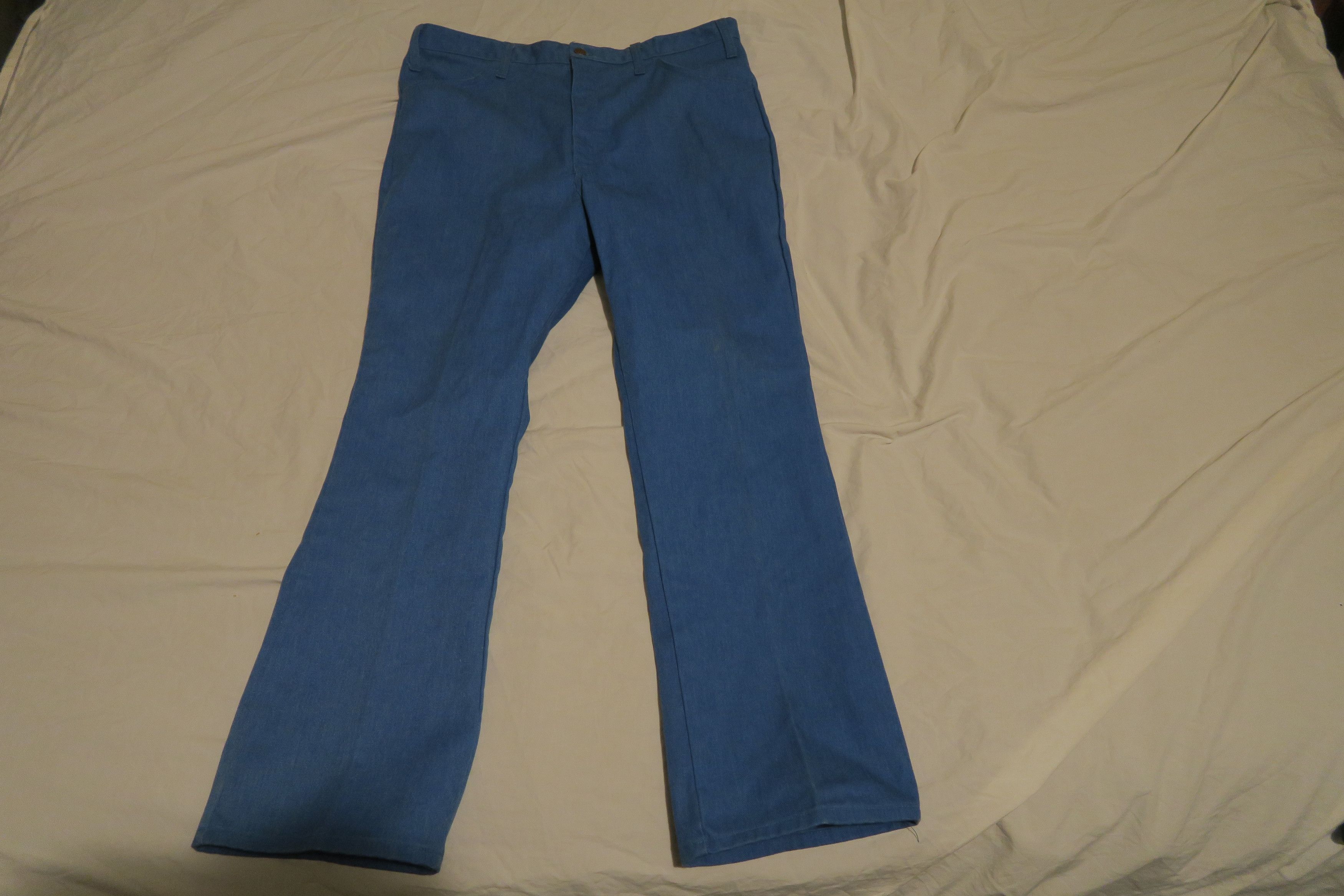 VTG 80s Dickies Workwear Pants Jeans 37x30 Light Wash