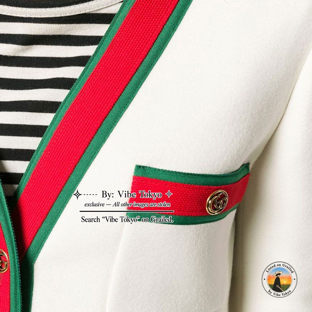 Gucci Gucci Web Trim Wool Coat Size 42 Size M / US 6-8 / IT 42-44 - 12 Thumbnail