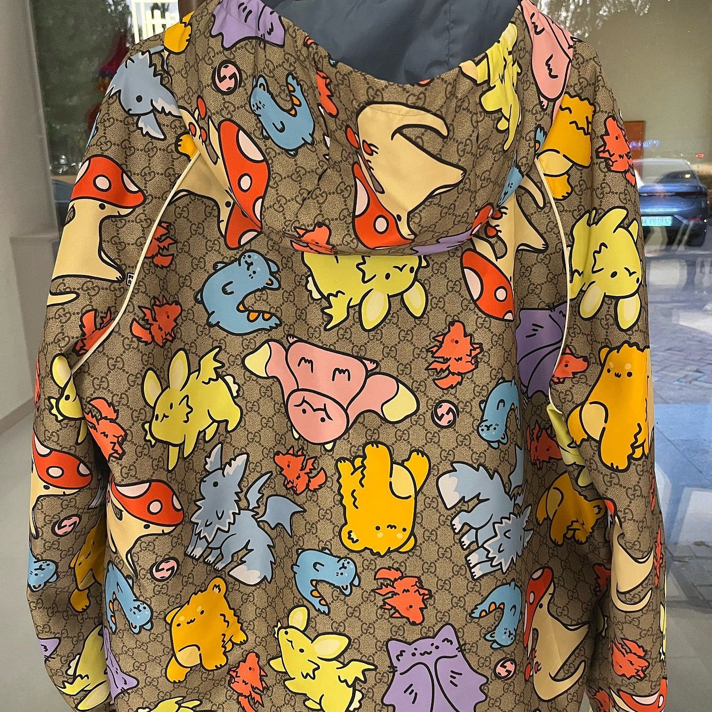 Gucci Gucci Cartoon Print Zip-Up Hoodie Jacket Size 46 Size US S / EU 44-46 / 1 - 3 Thumbnail