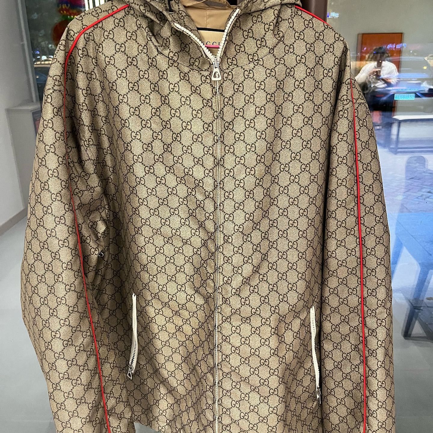 Gucci Gucci GG Jacquard Teddy Bear Windbreaker Size S Size US S / EU 44-46 / 1 - 2 Thumbnail