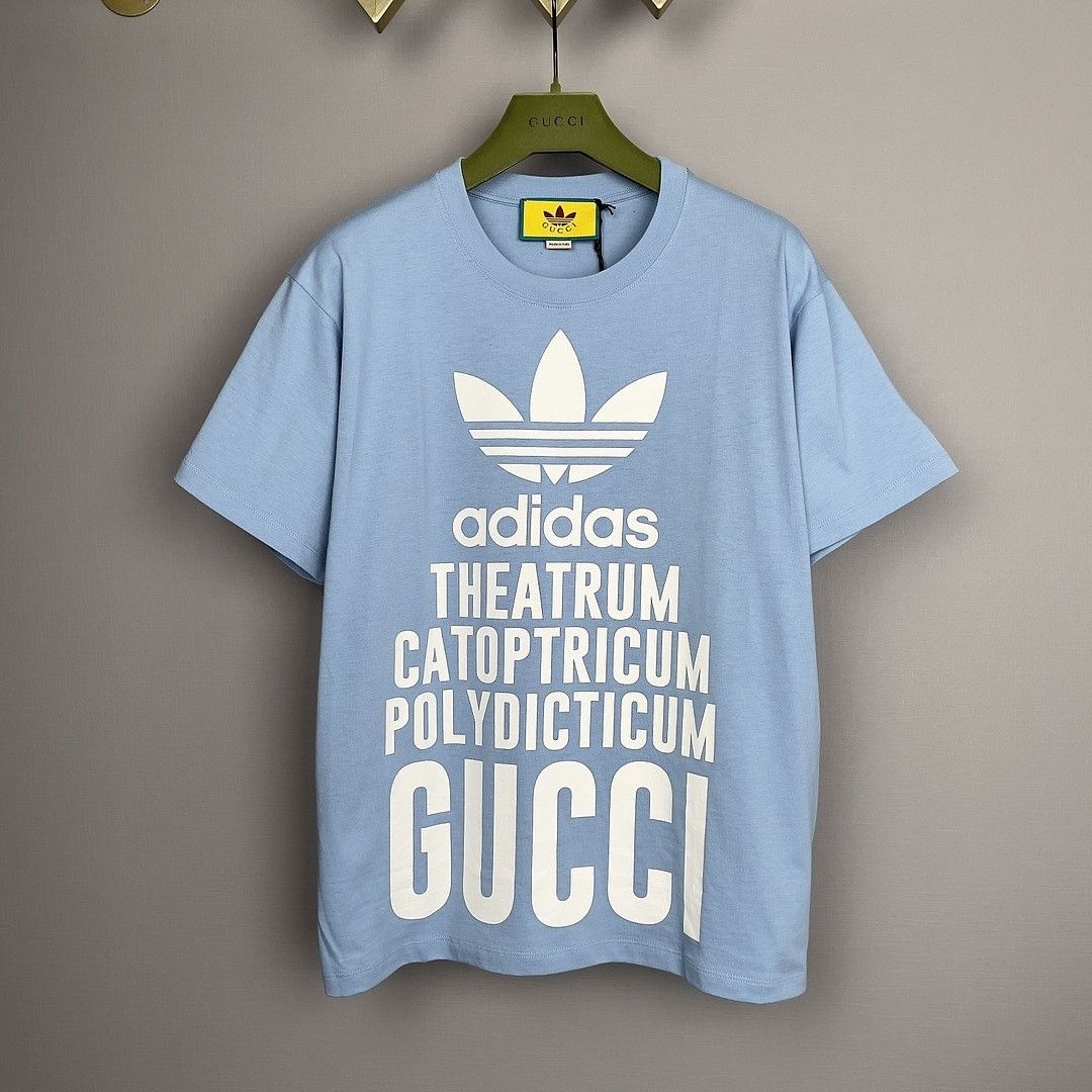 Gucci Gucci x Adidas Logo Printed T-Shirt US XS Size US XS / EU 42 / 0 - 2 Thumbnail