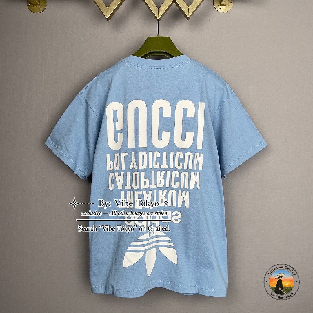 Gucci Gucci x Adidas Logo Printed T-Shirt US XS Size US XS / EU 42 / 0 - 3 Thumbnail