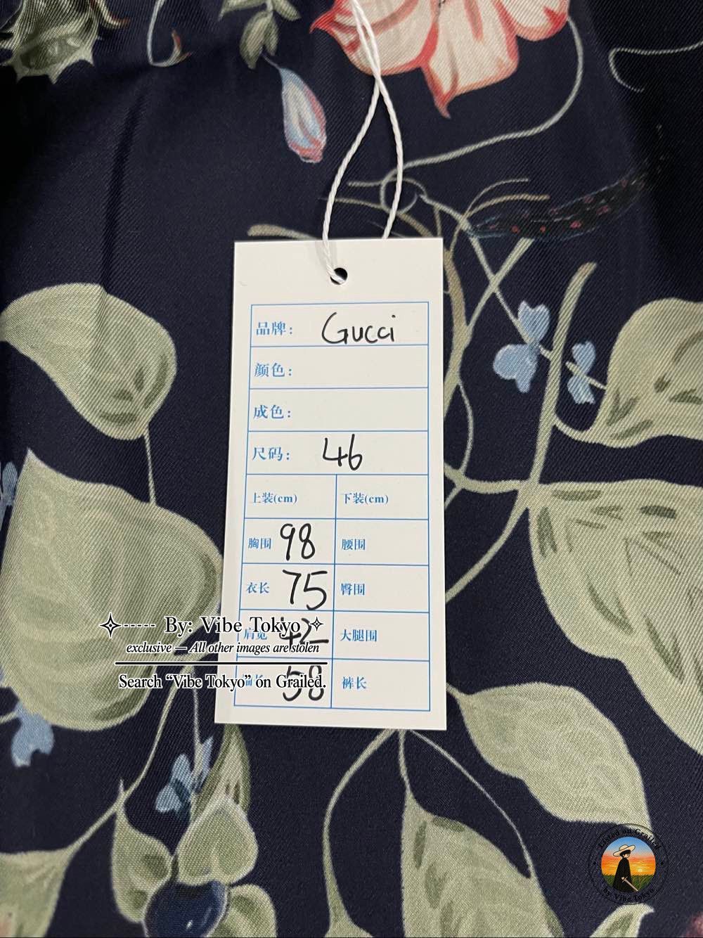 Gucci Gucci Corduroy Floral Lining Blazer Size 36R Size 36R - 7 Thumbnail