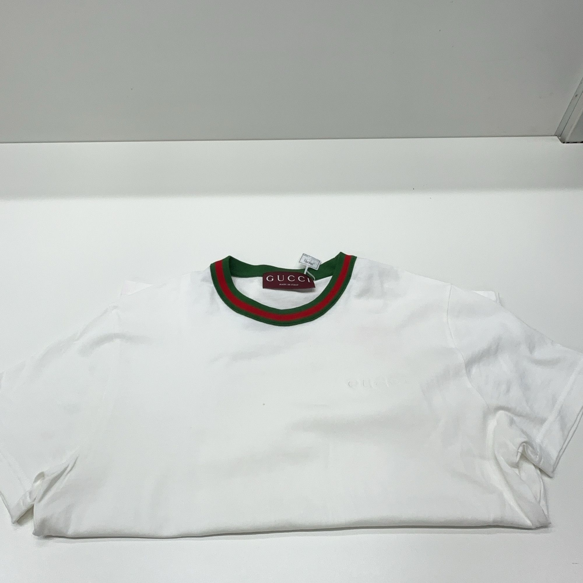 Gucci Gucci Web Trim Cotton T-Shirt Size M Size M / US 6-8 / IT 42-44 - 6 Thumbnail