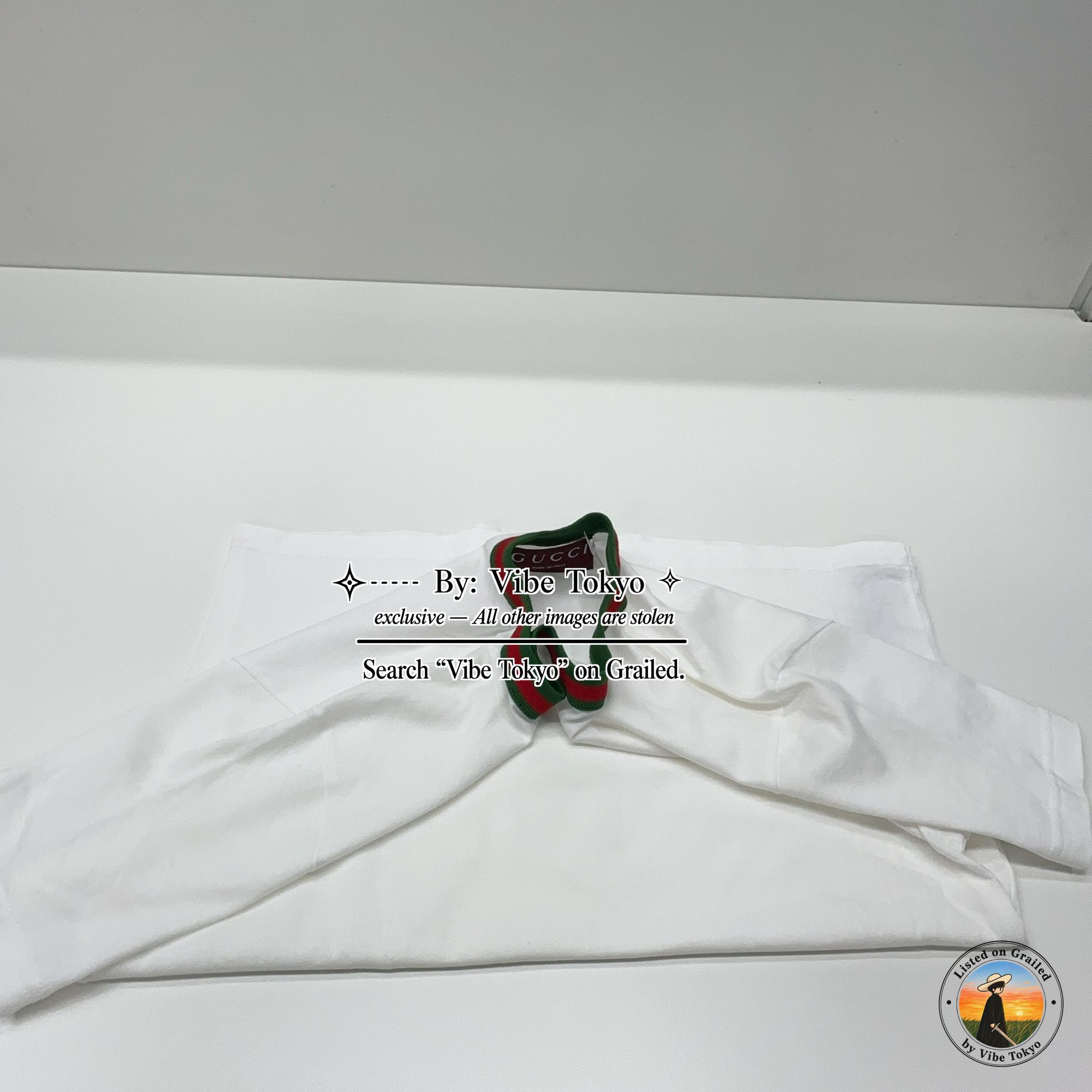 Gucci Gucci Web Trim Cotton T-Shirt Size M Size M / US 6-8 / IT 42-44 - 7 Thumbnail