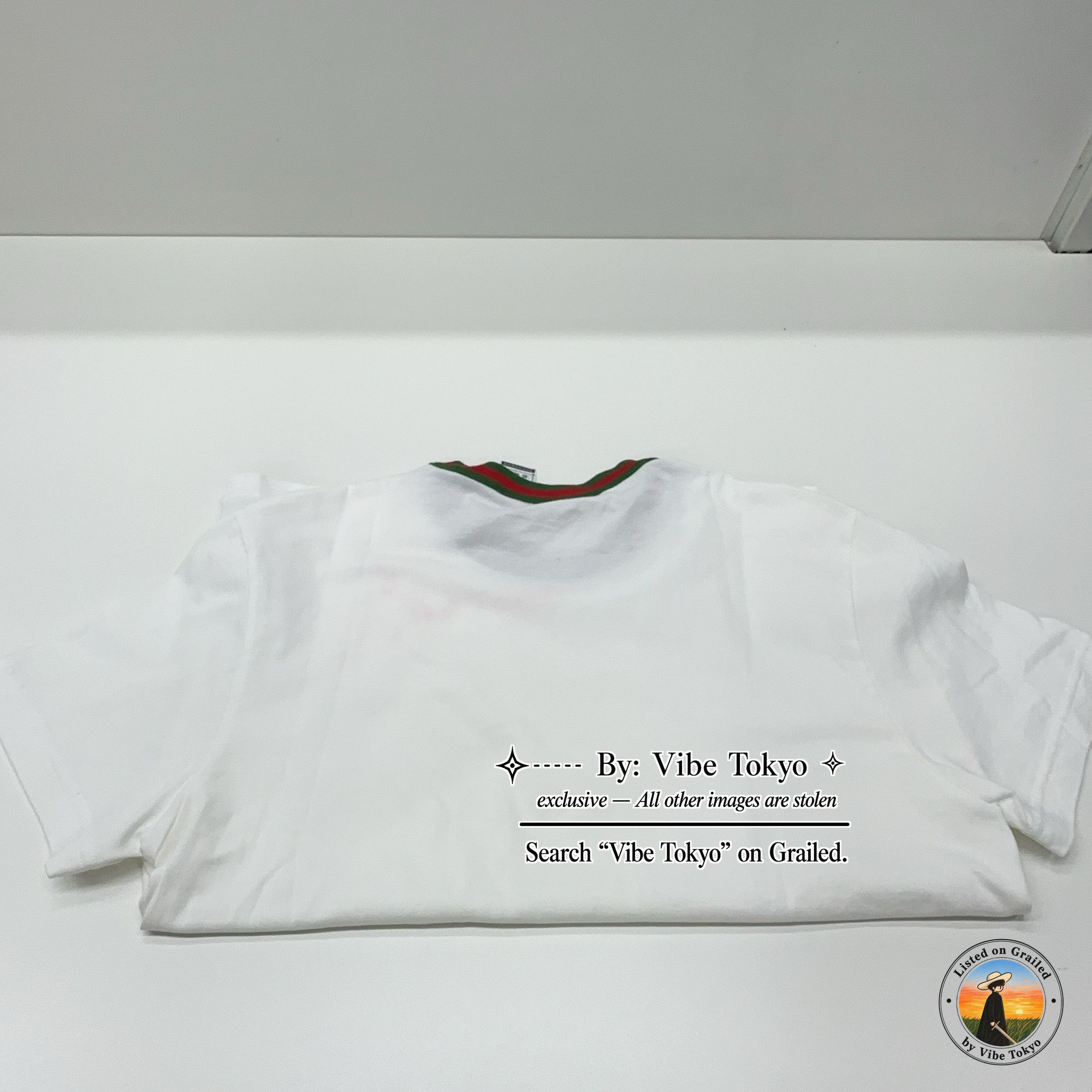 Gucci Gucci Web Trim Cotton T-Shirt Size M Size M / US 6-8 / IT 42-44 - 11 Thumbnail