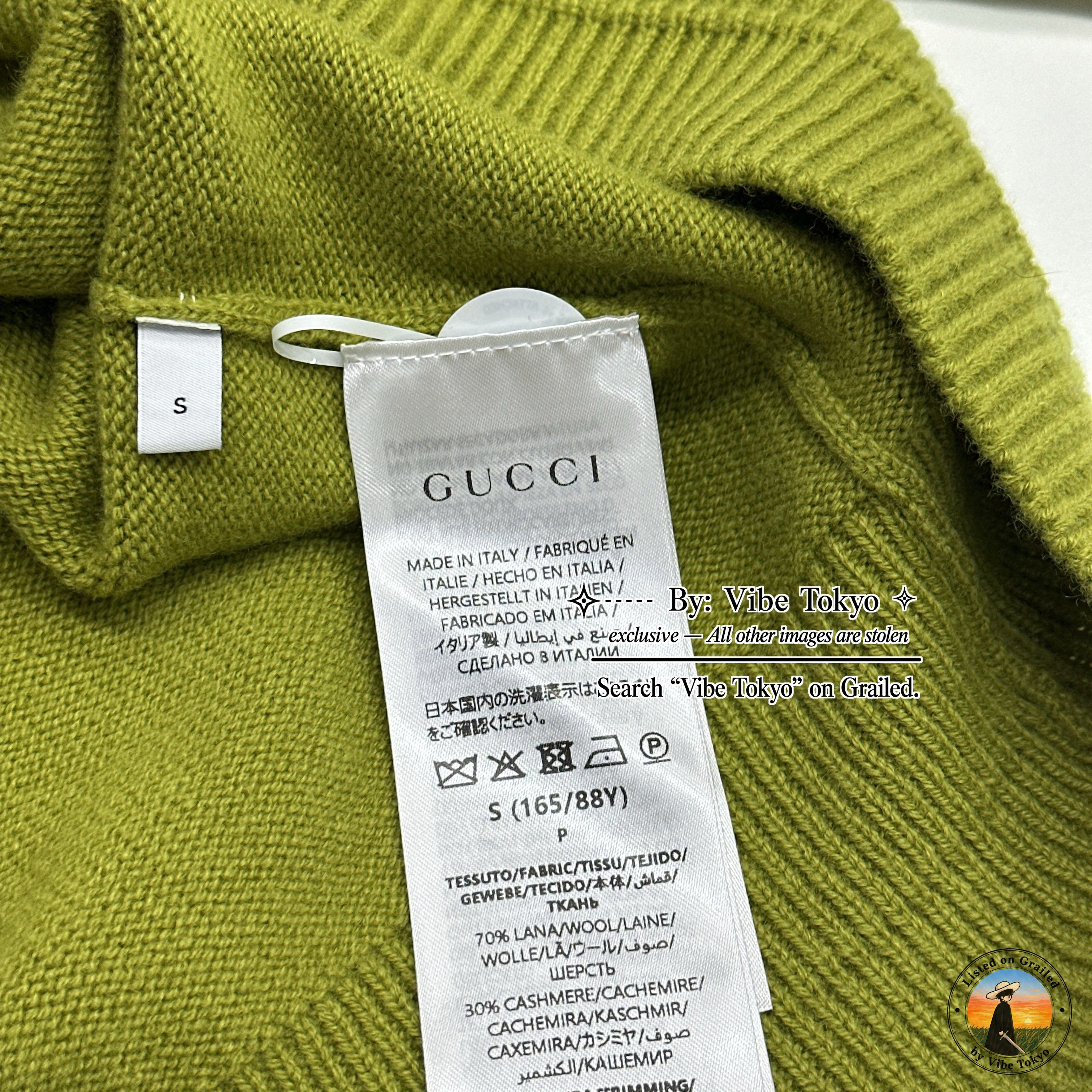 Gucci Gucci Wool Cashmere Sweater Size S Size S / US 4 / IT 40 - 4 Thumbnail