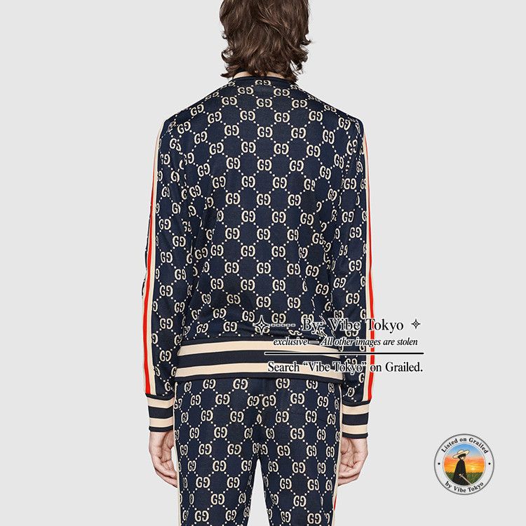 Gucci Gucci GG Jacquard Zip Jacket Size XL Size US XL / EU 56 / 4 - 6 Thumbnail
