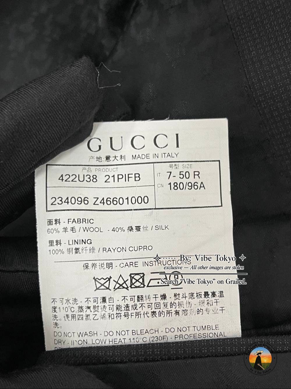 Gucci Gucci Wool Silk Blend Blazer Size 40R Size 40R - 5 Thumbnail