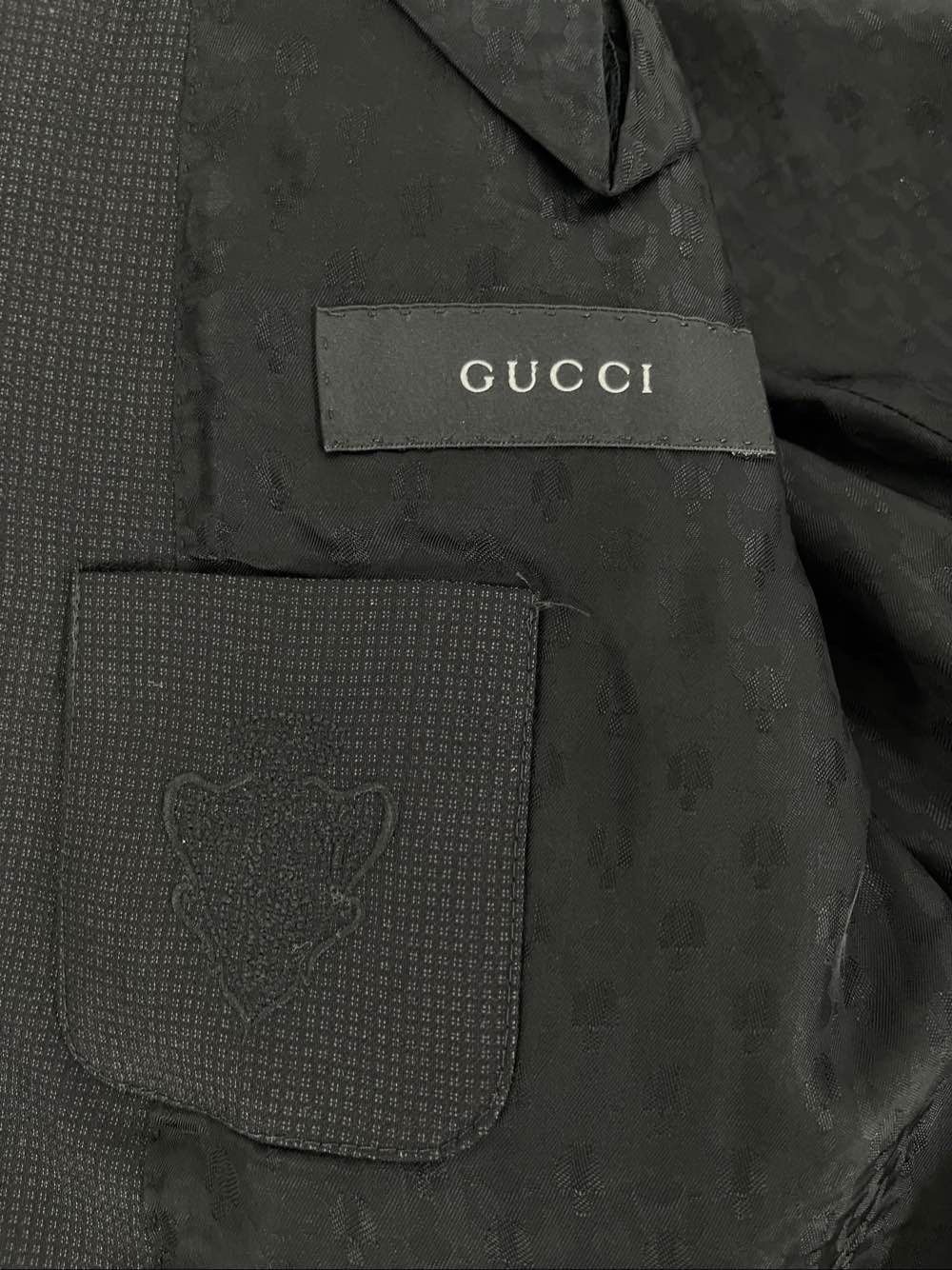Gucci Gucci Wool Silk Blend Blazer Size 40R Size 40R - 4 Thumbnail
