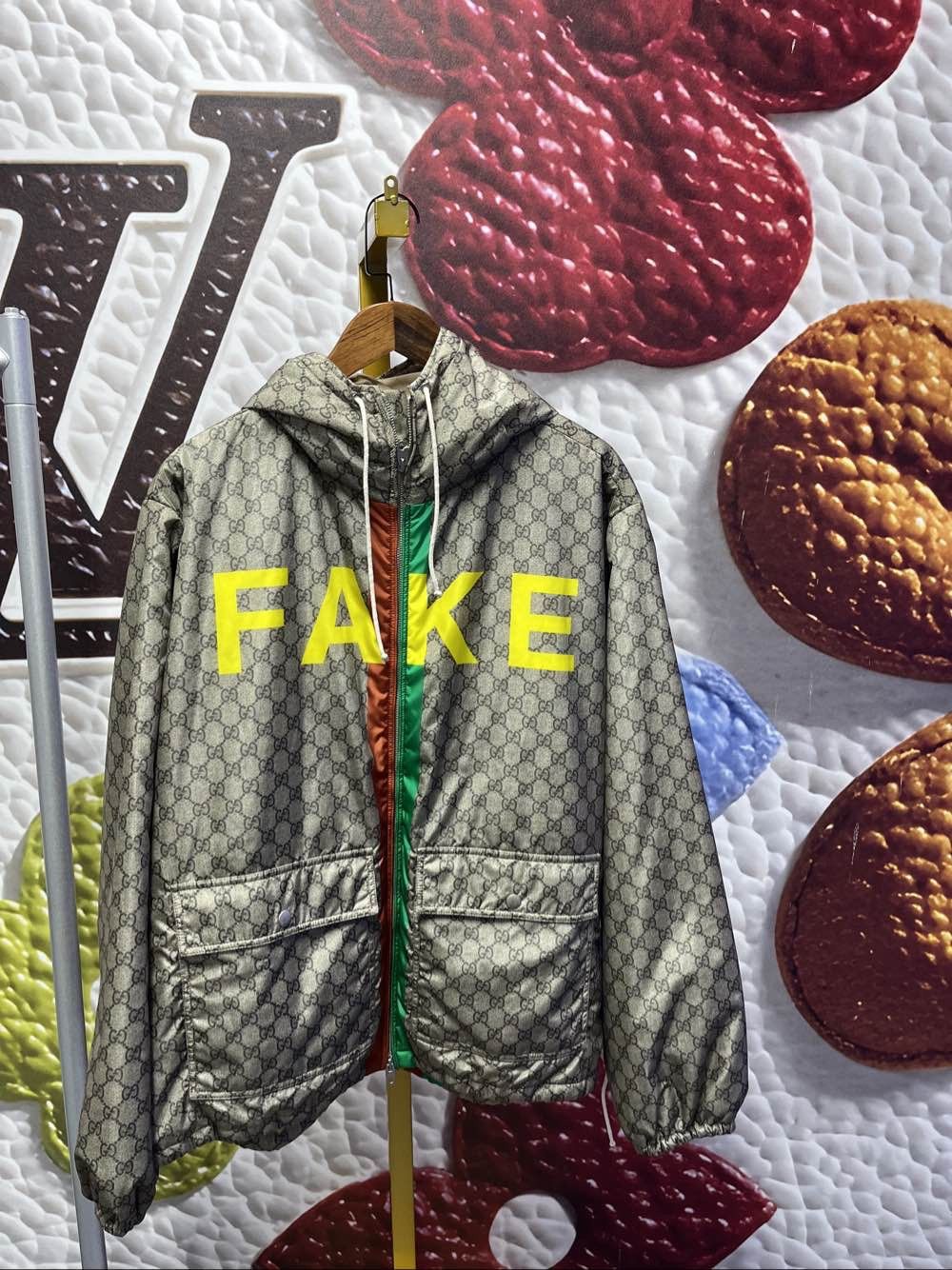 Gucci Gucci Fake Not GG Monogram Nylon Jacket Size M Size US M / EU 48-50 / 2 - 2 Thumbnail