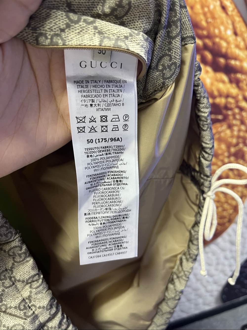 Gucci Gucci Fake Not GG Monogram Nylon Jacket Size M Size US M / EU 48-50 / 2 - 5 Thumbnail