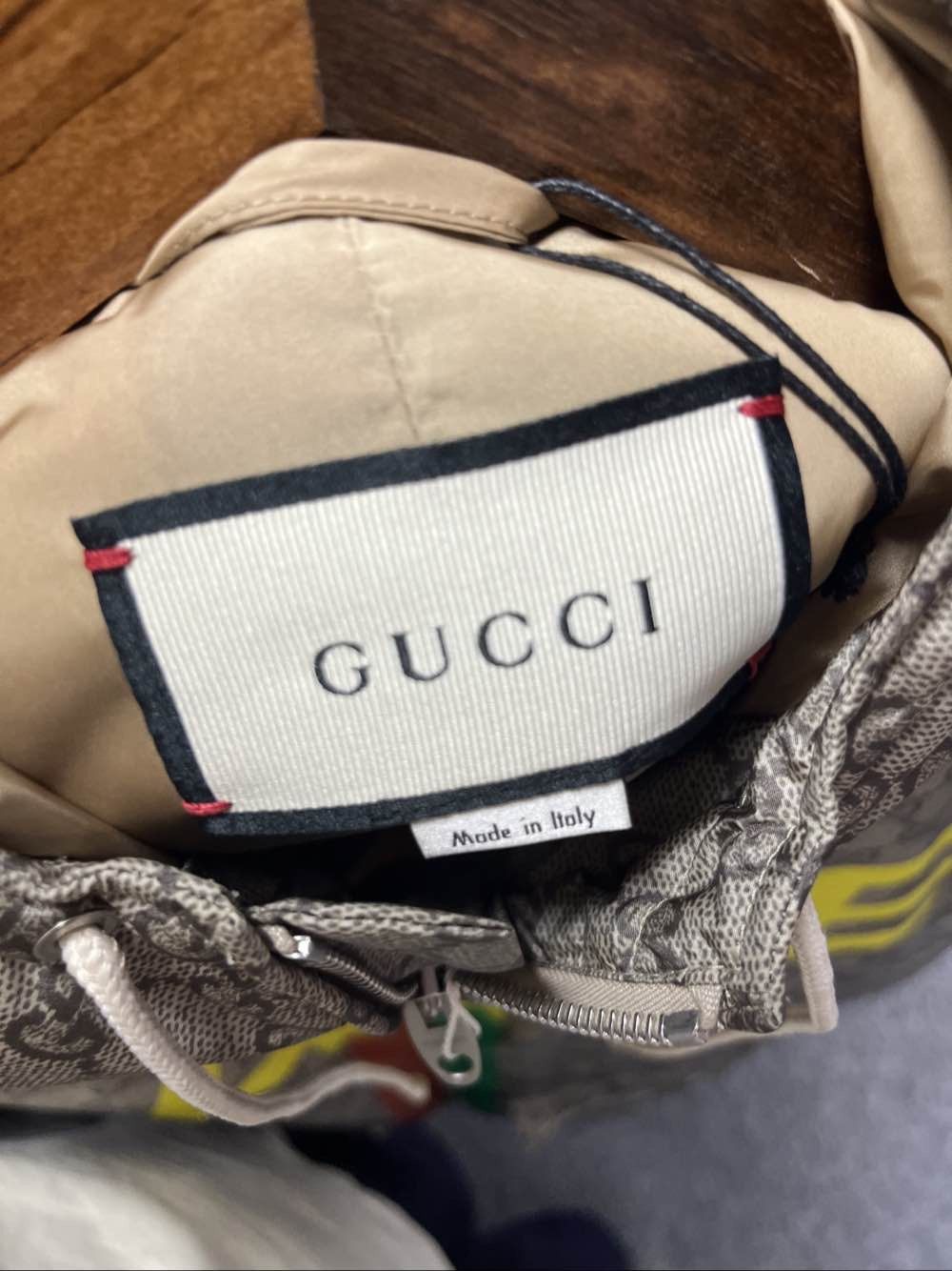 Gucci Gucci Fake Not GG Monogram Nylon Jacket Size M Size US M / EU 48-50 / 2 - 4 Thumbnail