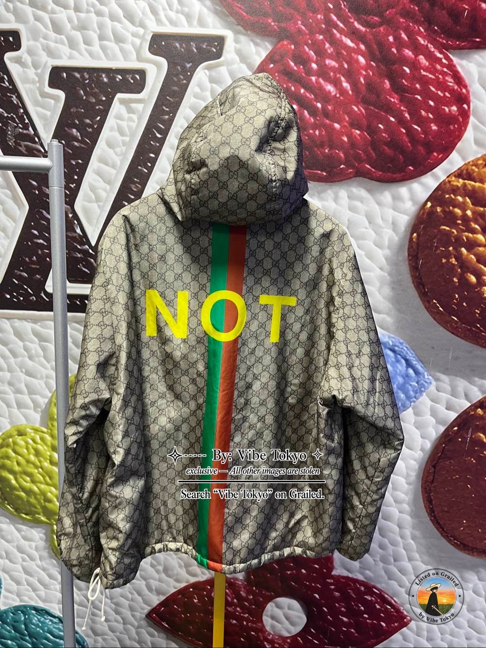 Gucci Gucci Fake Not GG Monogram Nylon Jacket Size M Size US M / EU 48-50 / 2 - 3 Thumbnail