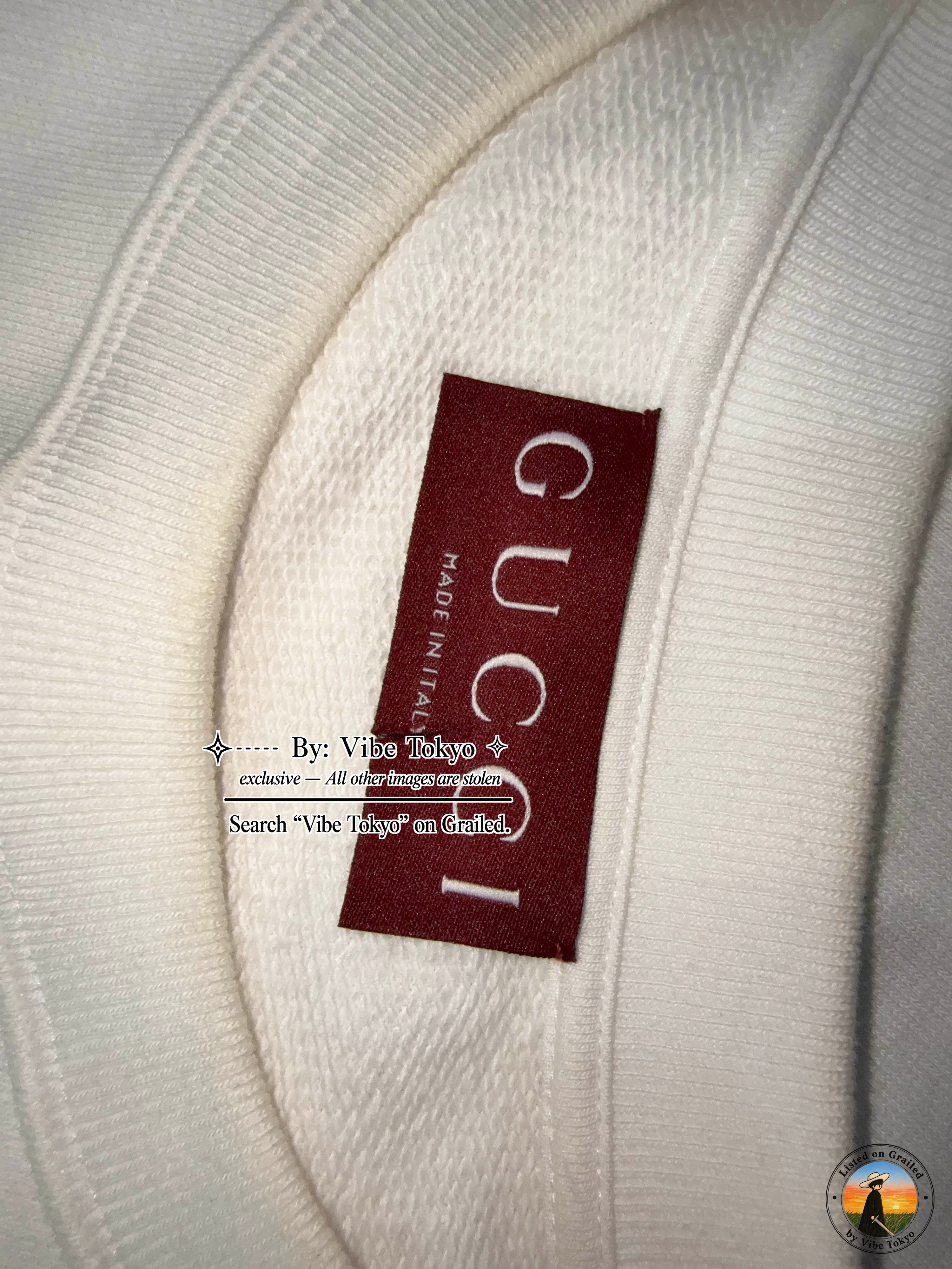 Gucci Gucci Logo Print Sweatshirt Size M Size US M / EU 48-50 / 2 - 6 Thumbnail