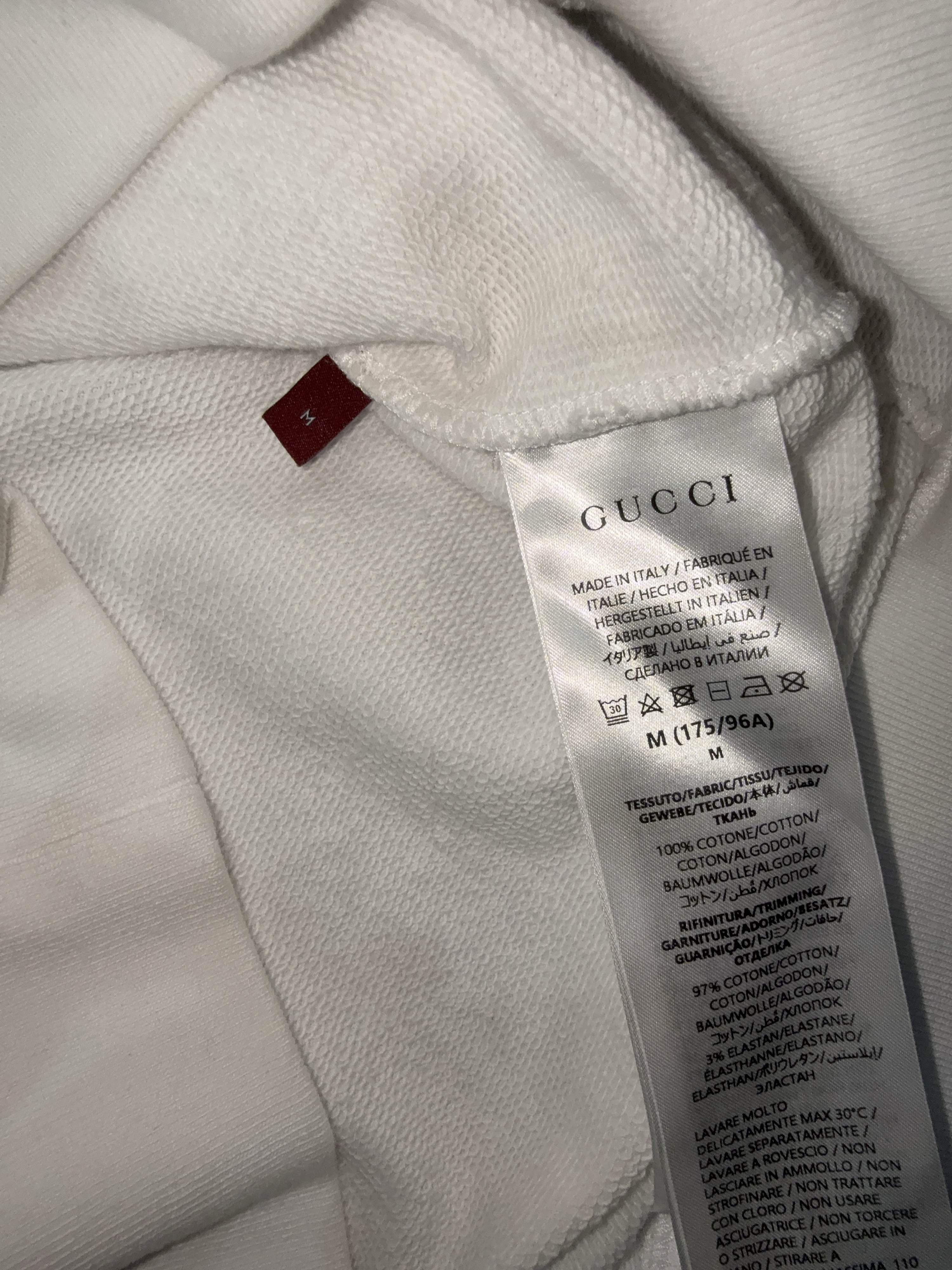 Gucci Gucci Logo Print Sweatshirt Size M Size US M / EU 48-50 / 2 - 5 Thumbnail