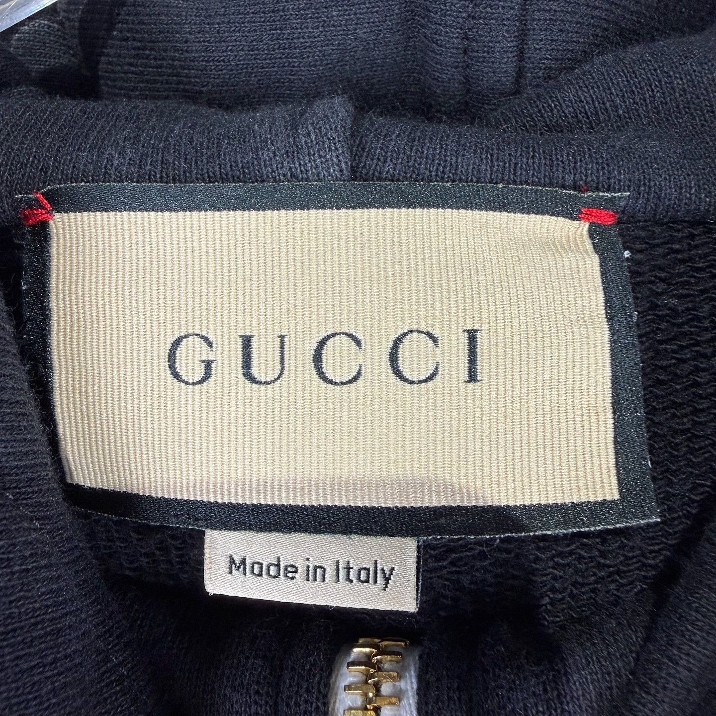 Gucci Gucci Web Stripe Half Zip Hoodie Size M Size US M / EU 48-50 / 2 - 4 Thumbnail