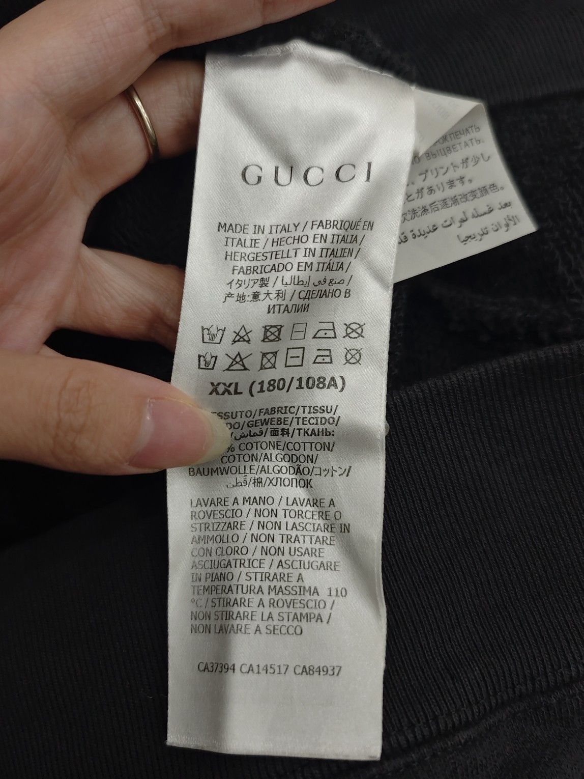 Gucci Gucci Logo Print Half Zip Hoodie Size XXL Size US XXL / EU 58 / 5 - 5 Thumbnail