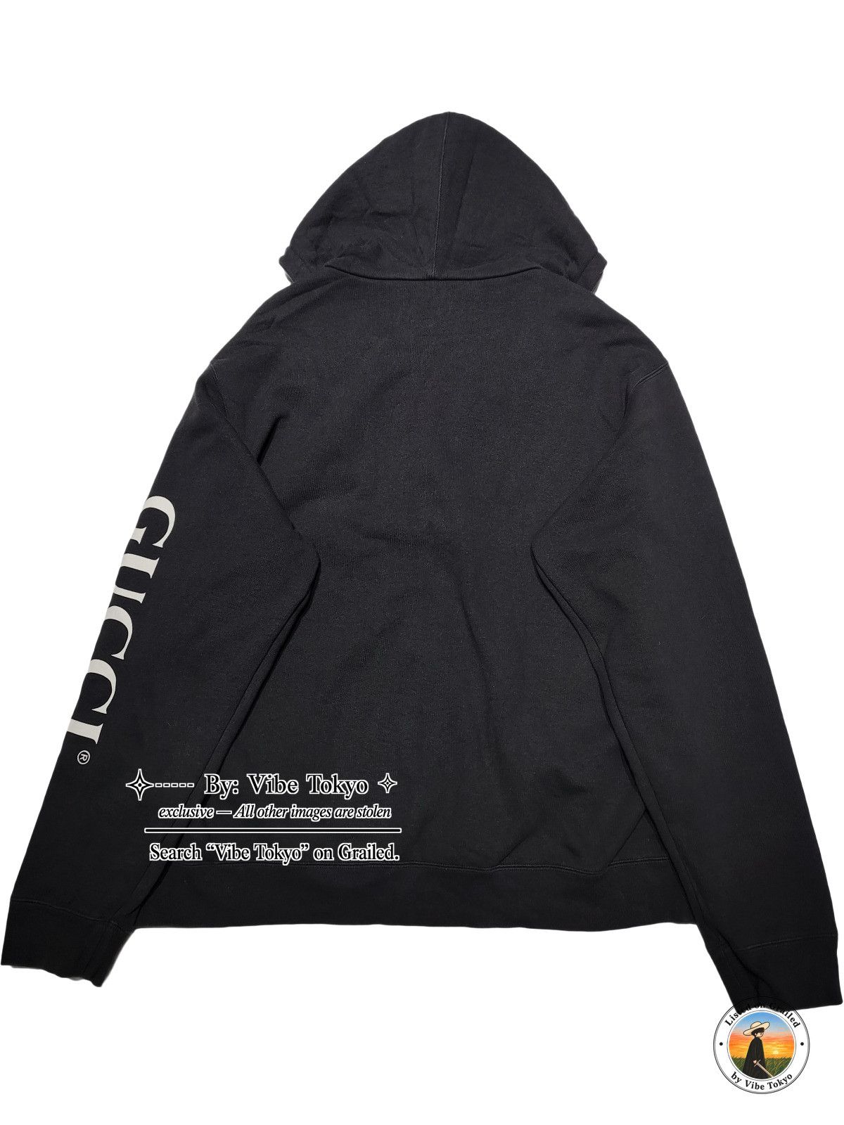 Gucci Gucci Logo Print Half Zip Hoodie Size XXL Size US XXL / EU 58 / 5 - 3 Thumbnail