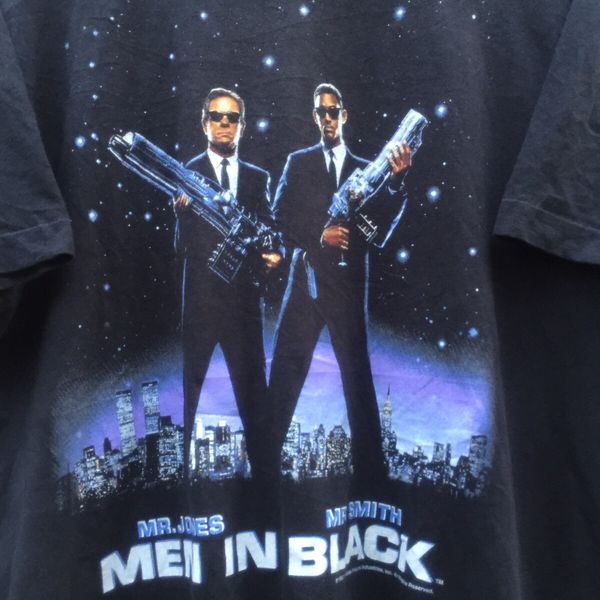 90s Men In Black MIB Movie 1997 Sci Fi t-shirt Large - The Captains Vintage