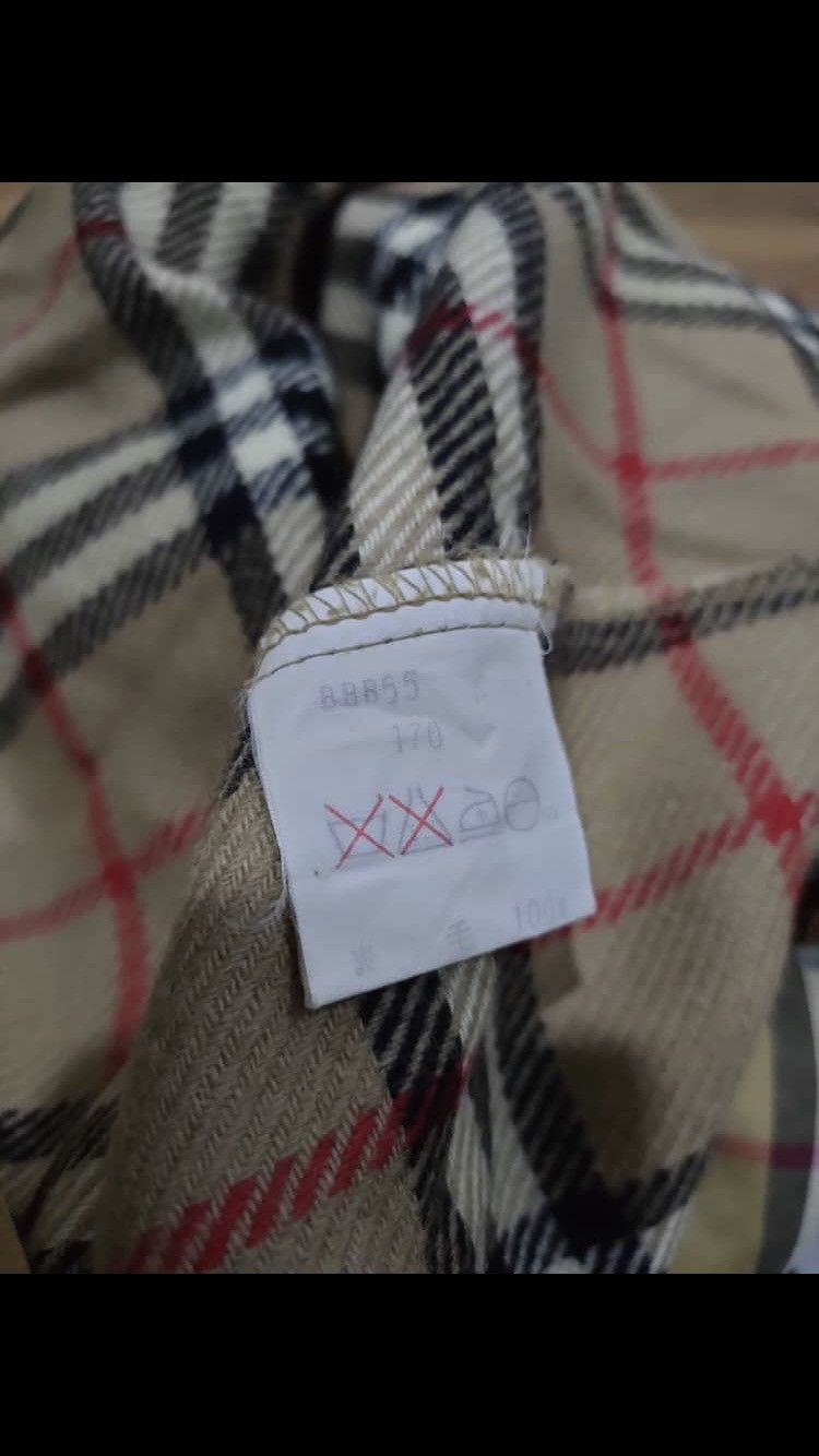 Burberry × Burberry Prorsum × Vintage Vintage Burberry Trench Coat Nova Check Awesome Long Coat Size US L / EU 52-54 / 3 - 9 Thumbnail