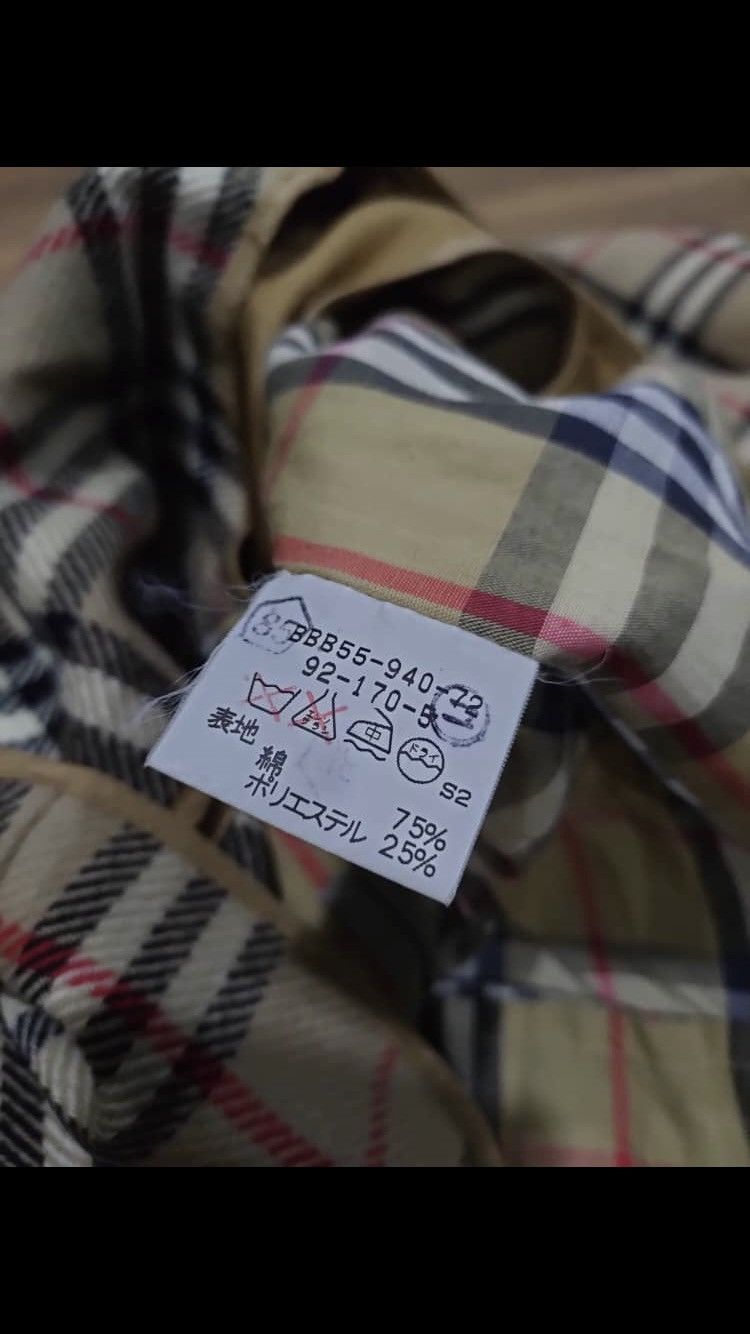 Burberry × Burberry Prorsum × Vintage Vintage Burberry Trench Coat Nova Check Awesome Long Coat Size US L / EU 52-54 / 3 - 10 Thumbnail