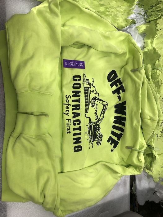 Off white 2025 contracting hoodie