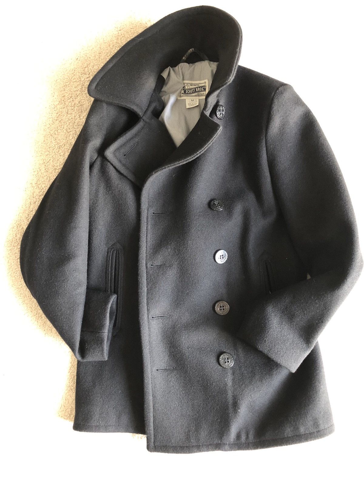 Schott 751 outlet peacoat