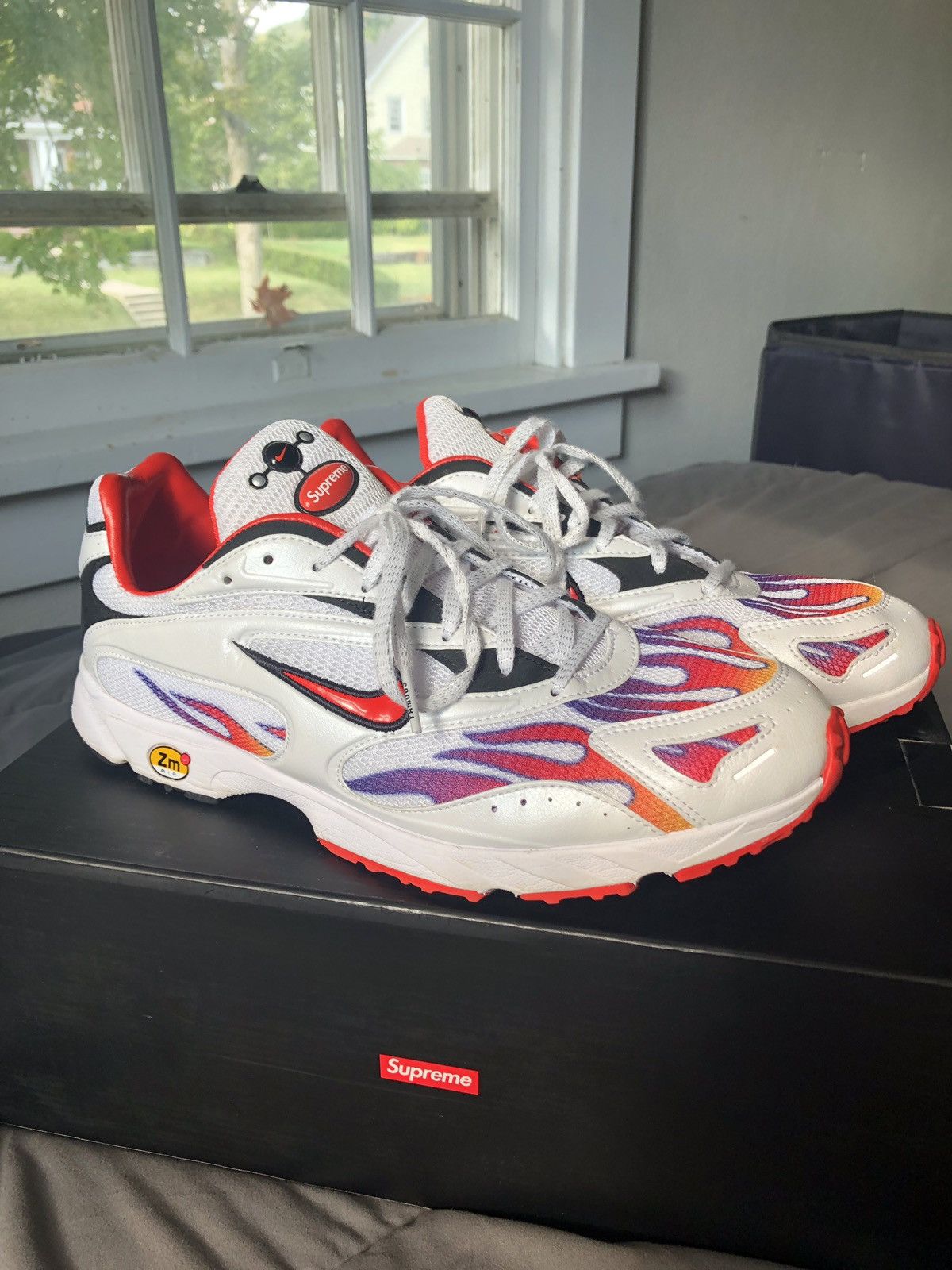 Nike Zoom Streak Spectrum Plus Supreme x Habanero Red 2018 for