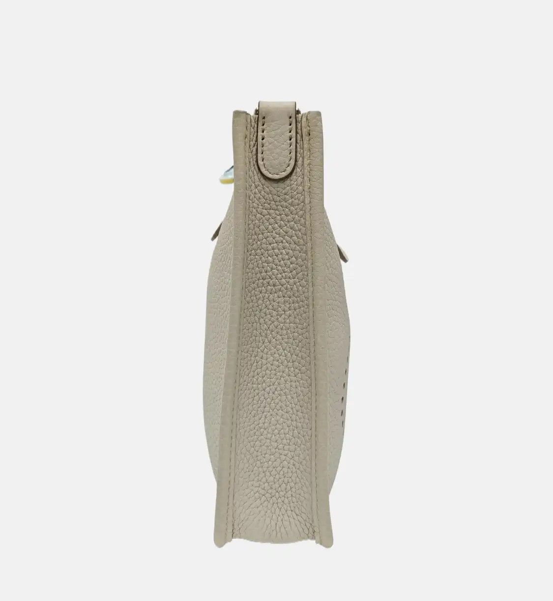 Hermes Hermes Evelyne milkshake white Clemence cowhide leather shoulder bag crossbody b Size ONE SIZE - 4 Thumbnail