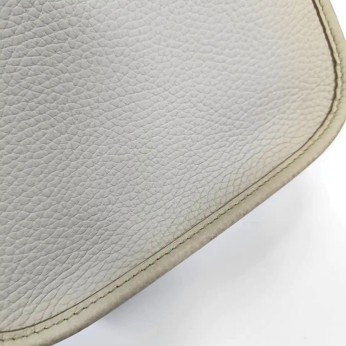Hermes Hermes Evelyne milkshake white Clemence cowhide leather shoulder bag crossbody b Size ONE SIZE - 10 Thumbnail