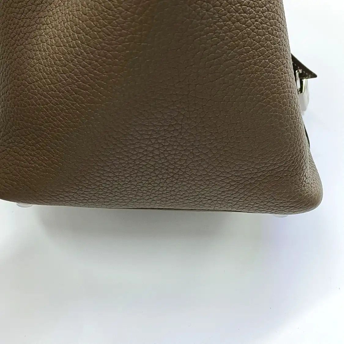 Hermes Hermes Picotin Lock 18 Etoupe Clemence cowhide leather picotin handbag silver ha Size ONE SIZE - 9 Thumbnail
